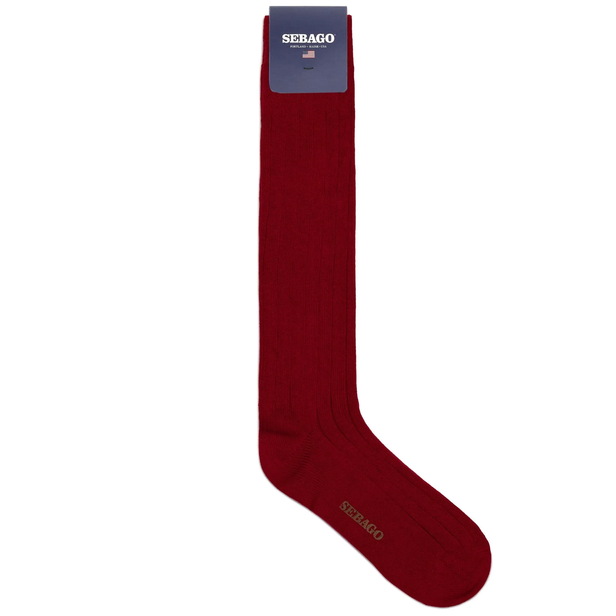SANGERVILLE POLOL - Socks - Quarter High Sock - Unisex - RED DK sold by Sebago