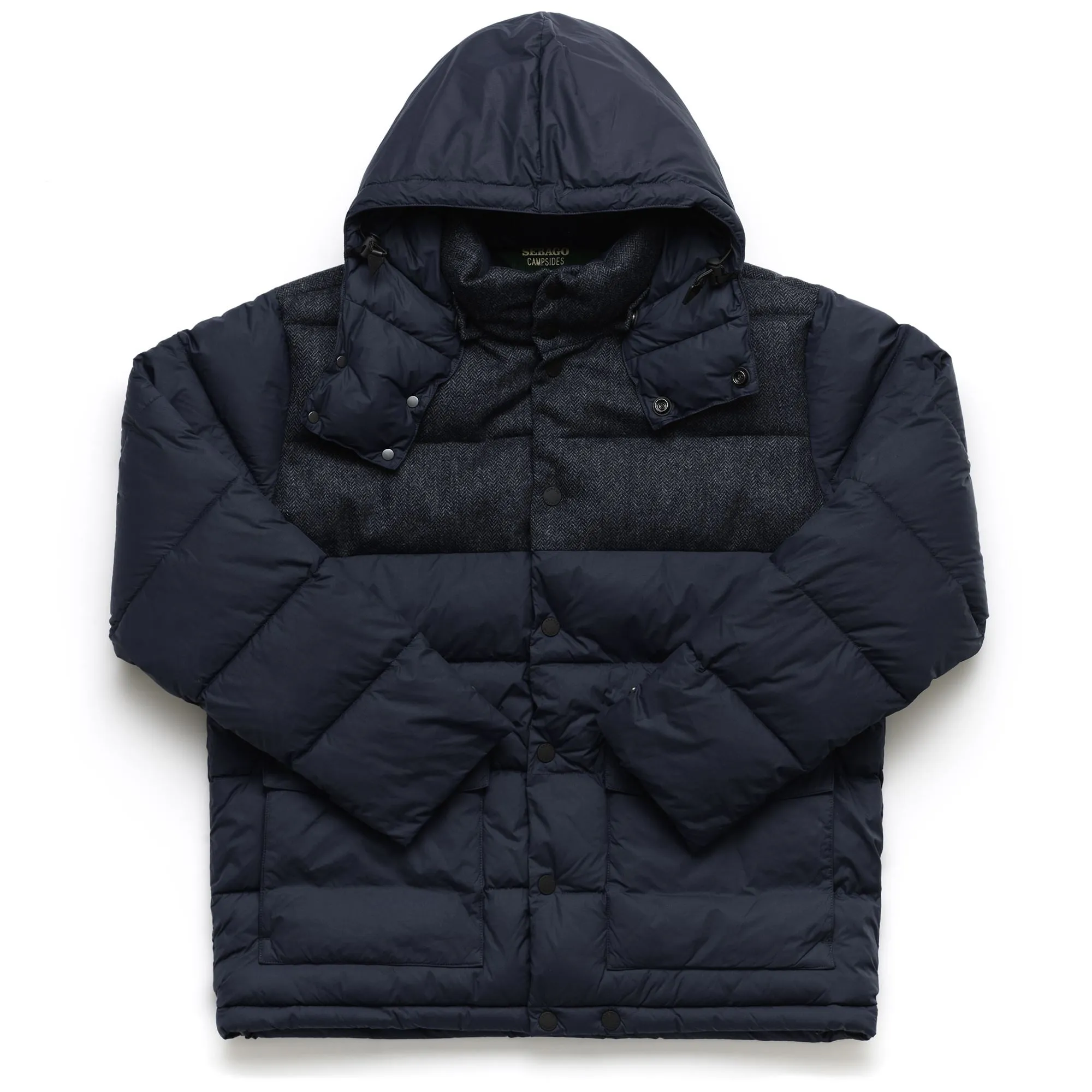 GRAFTON - Jackets - Mid - Man - BLUE-HERRINGBONE | Parallel