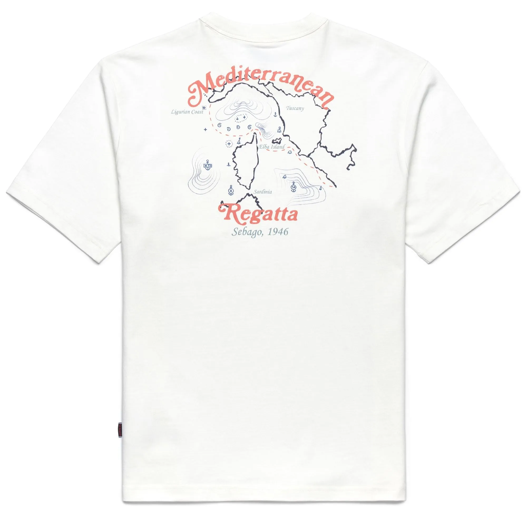 REGATTA ITALY T - T-ShirtsTop - T-Shirt - Unisex - REGATTA ITALIA OFFWHITE sold by Sebago product image thumbnail 2