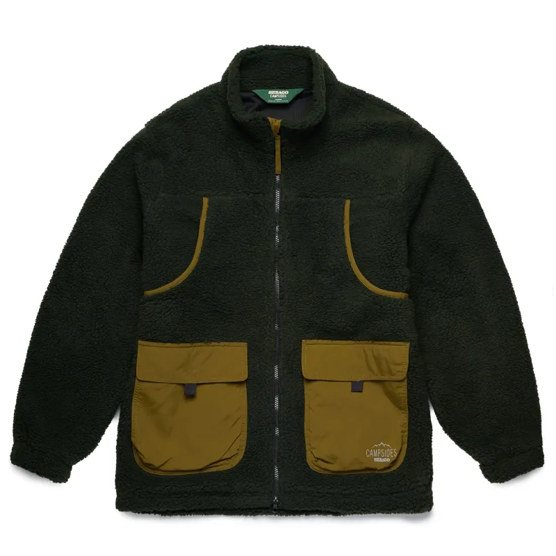 RAYMOND - Fleece - Jacket - Unisex - DK GREEN- GREEN OLIVE sold by Sebago