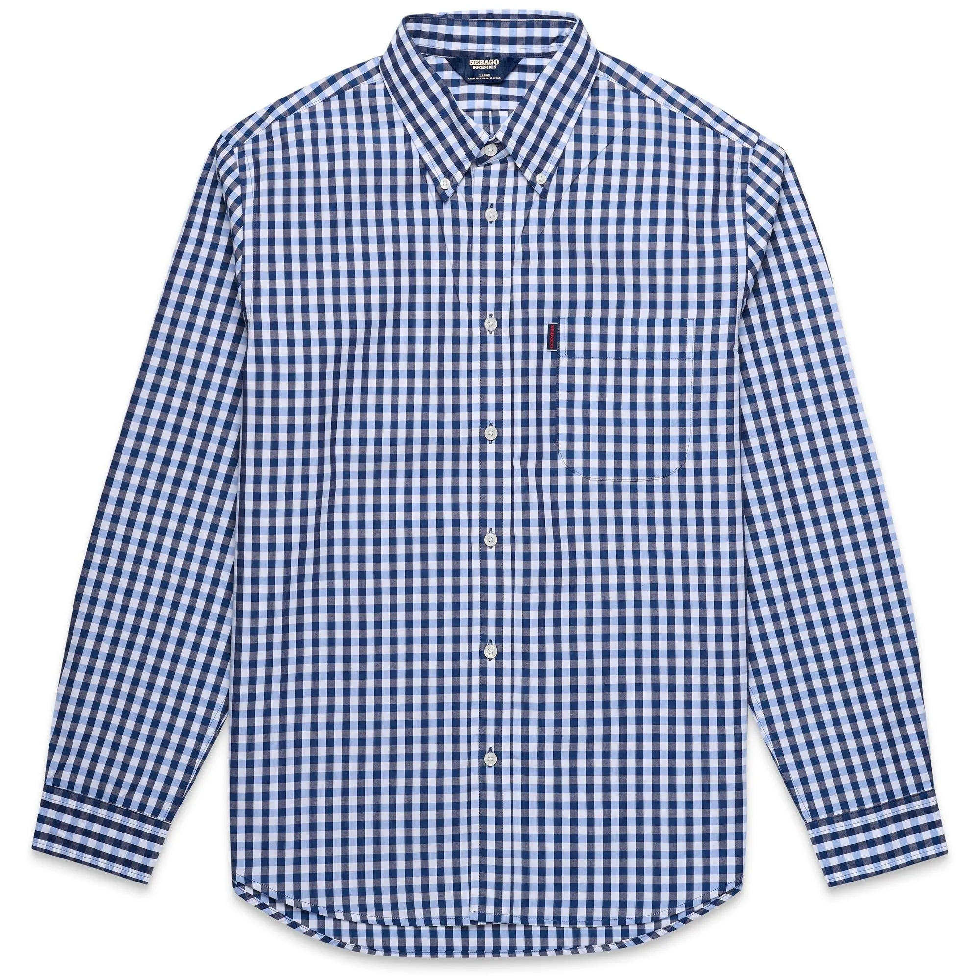 ALFRED - SHIRTS - Button Down - Man - WHITE NATURAL-BLUE NAVY-BLUE sold by Sebago