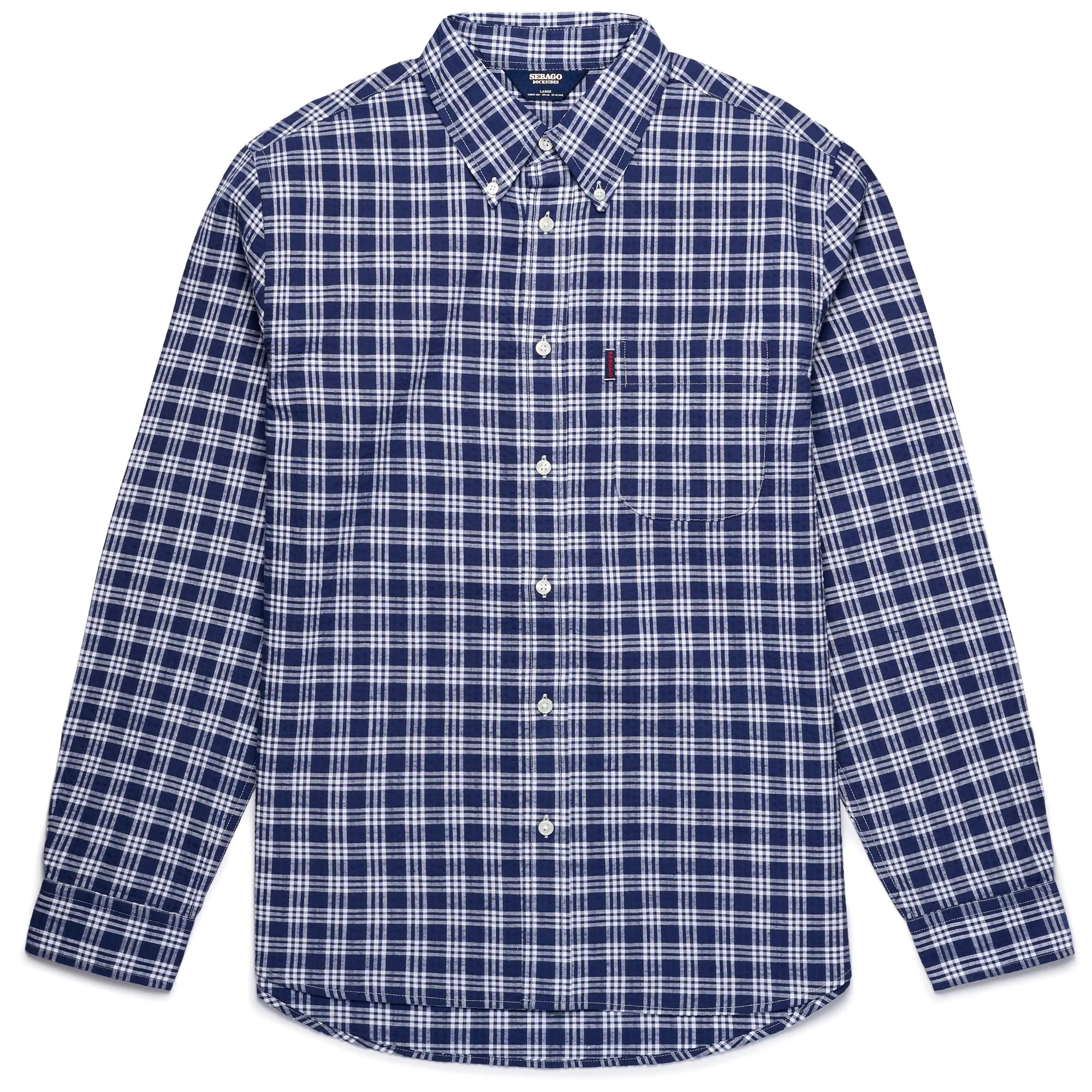 ALEXANDER - SHIRTS - Button Down - Man - BLUE-WHITE NATURAL sold by Sebago