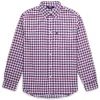 ADDISON - SHIRTS - Button  Down - Man - WHITE NATURAL-BLUE-RED sold by Sebago