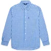 PILEHITCH - SHIRTS - Button  Down - Man - WHITE-BLUE sold by Sebago
