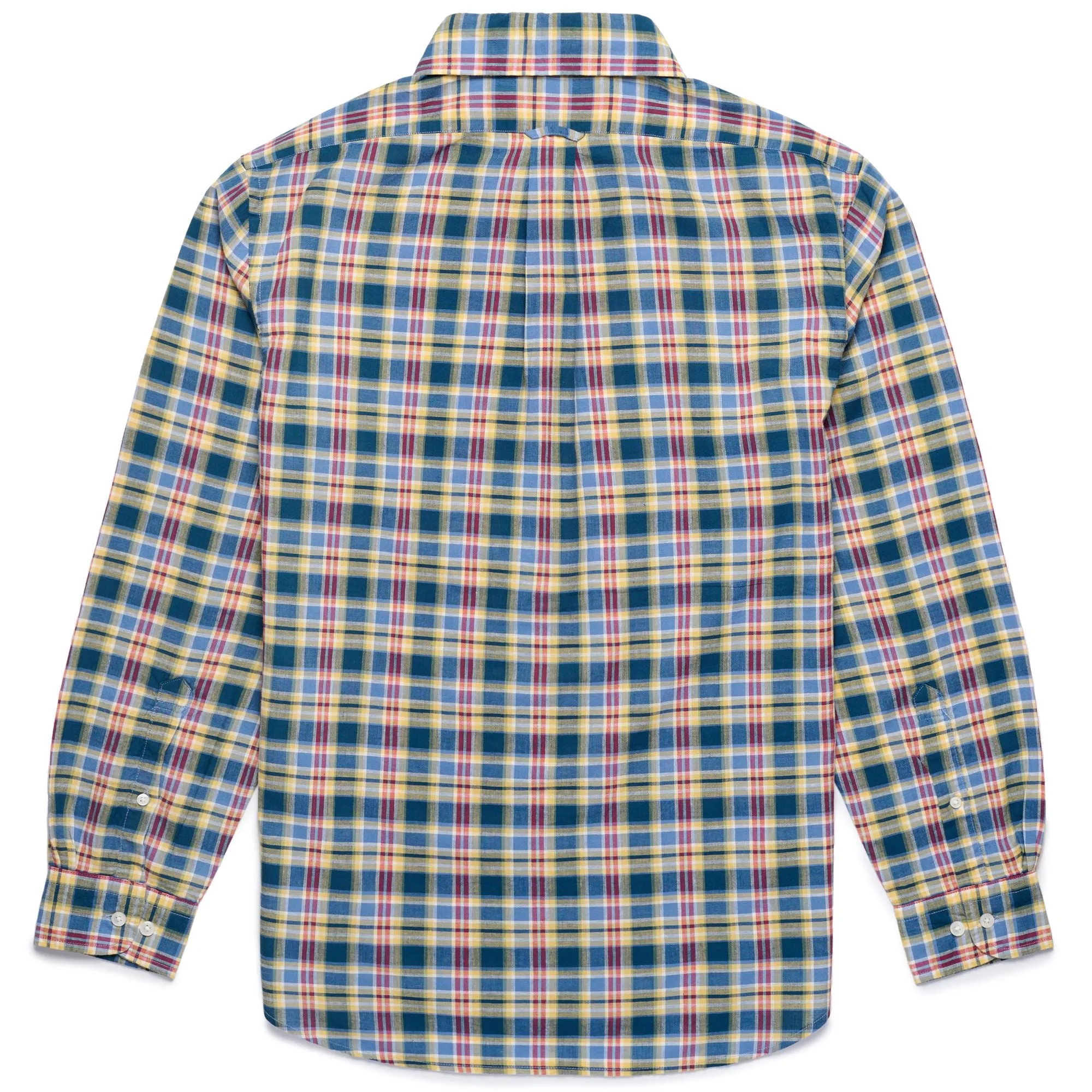 WEAVERKNOT - SHIRTS - Button Down - Man - BLUE-YELLOW-RED-SKY-WHITE sold by Sebago product image thumbnail 2