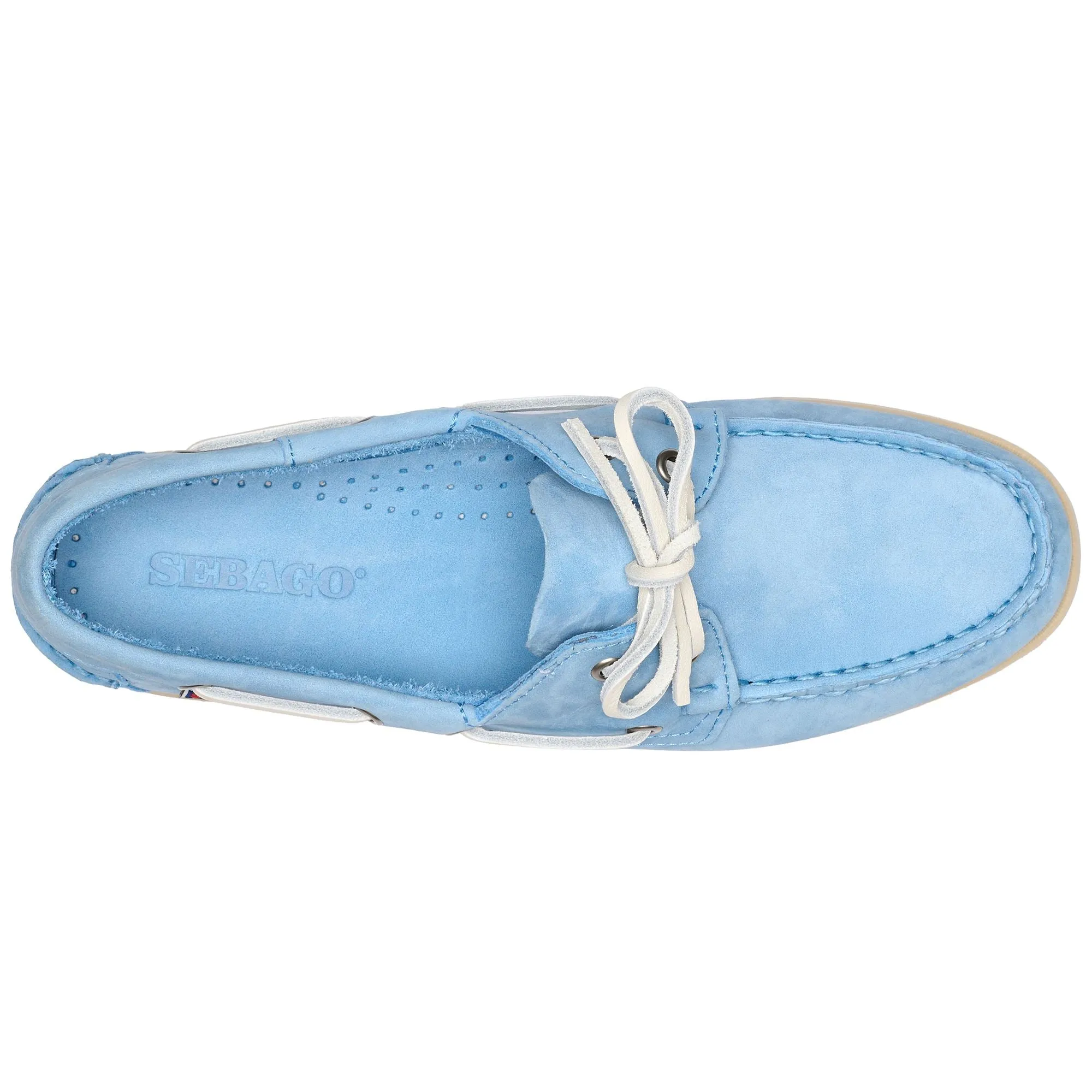 DOCKSIDES PORTLAND NUBUCK WOMAN - Docksides - Mocassin - Woman - LT BLUE sold by Sebago product image thumbnail 4