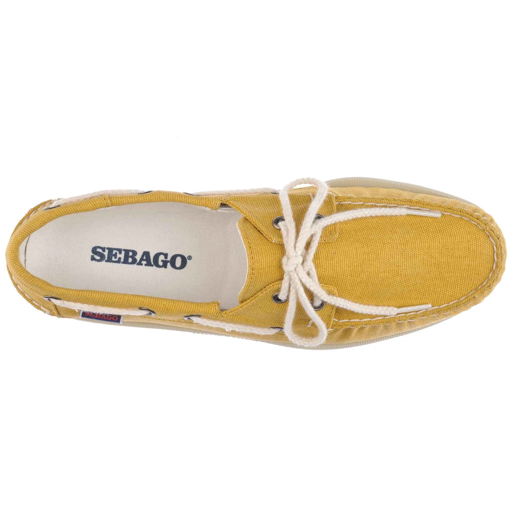 PORTLAND WASHED CANVAS - Docksides - Mocassin - Man - YELLOW MUSTARD sold by Sebago product image thumbnail 4