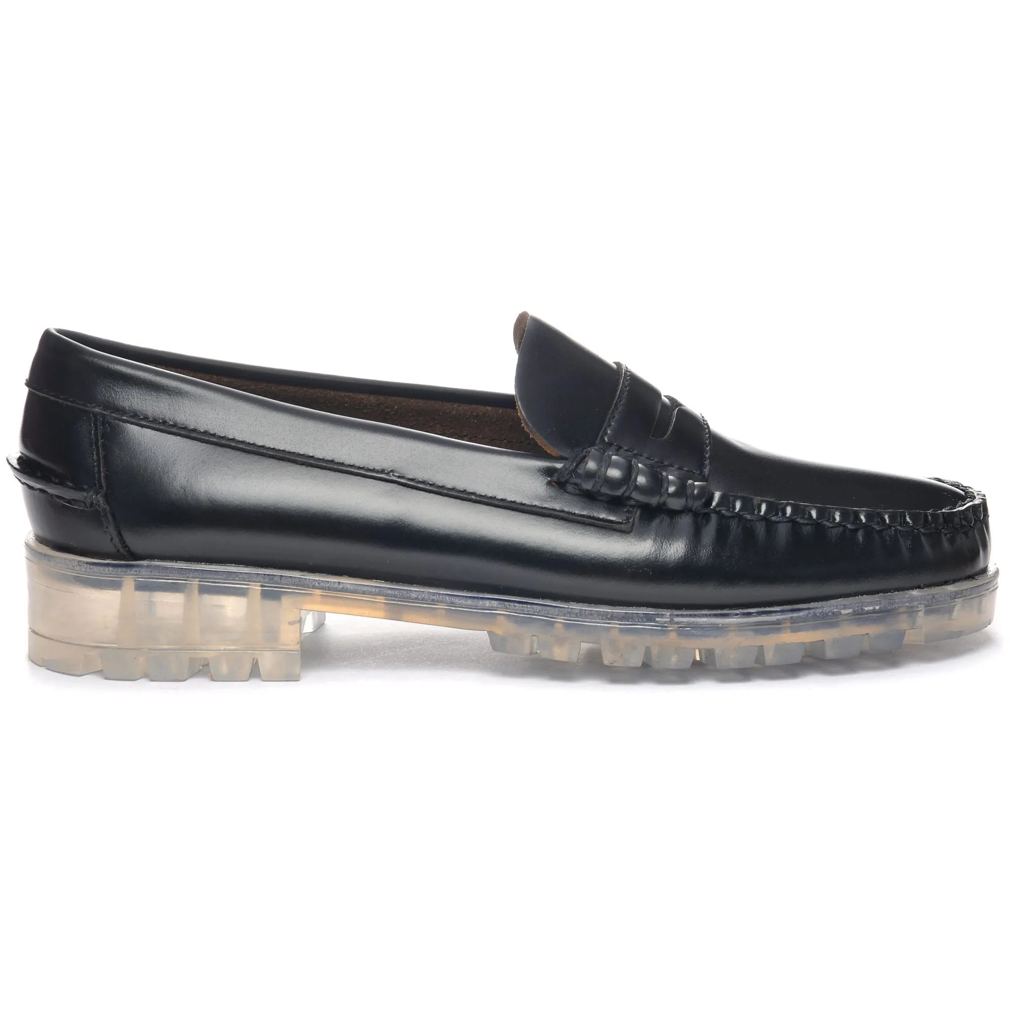 DAN TRANSPARENT LUG WOMAN - Moc - Moccasin - Woman - BLACK-TRANSPARENT sold by Sebago