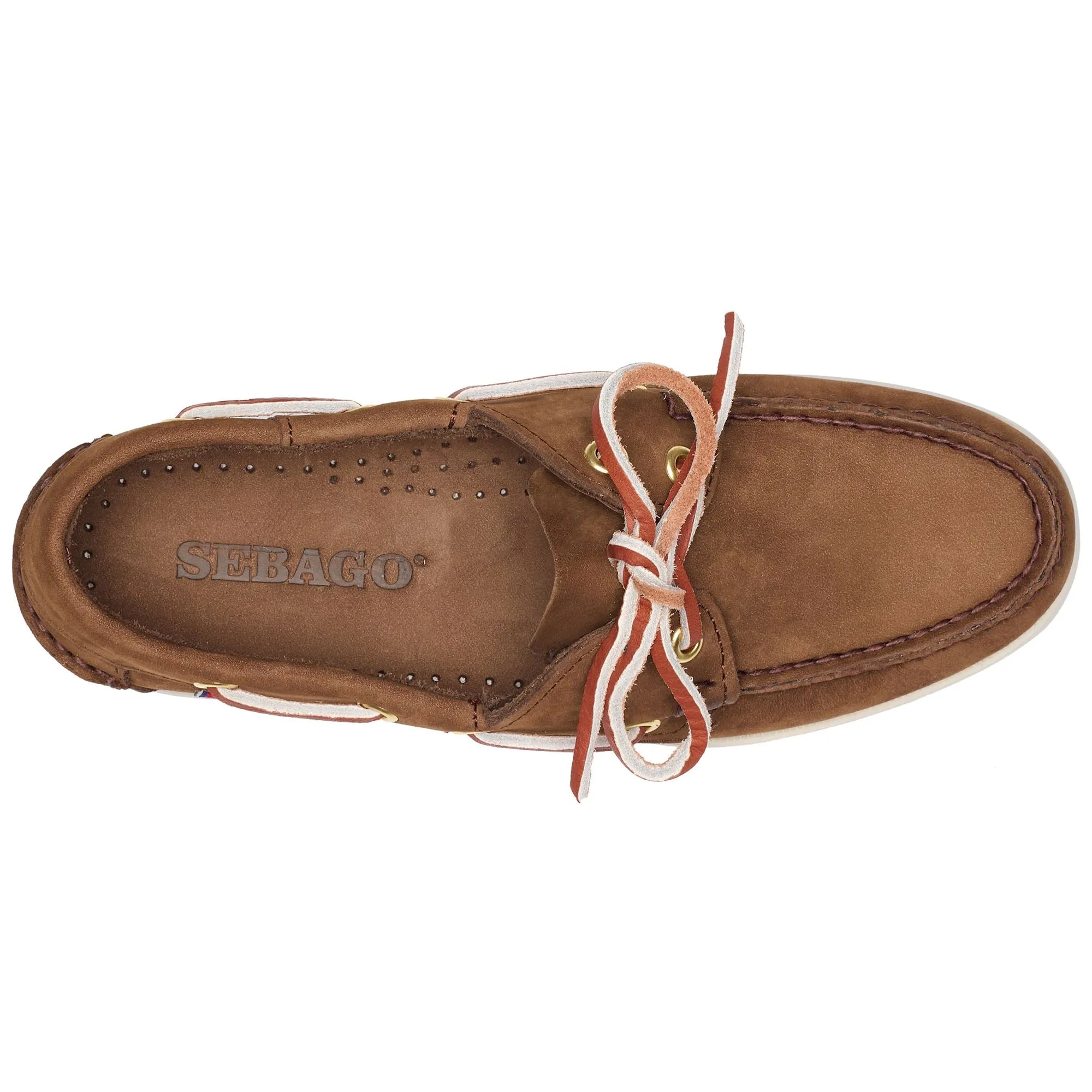 DOCKSIDES PORTLAND NUBUCK WOMAN - Mocassin - Docksides - Woman - Brown dk-yellow gold sold by Sebago product image thumbnail 4