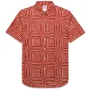 DUCKTRAPRIVER - SHIRTS - Button  Down - Unisex - PINK-DK RED FANCY sold by Sebago