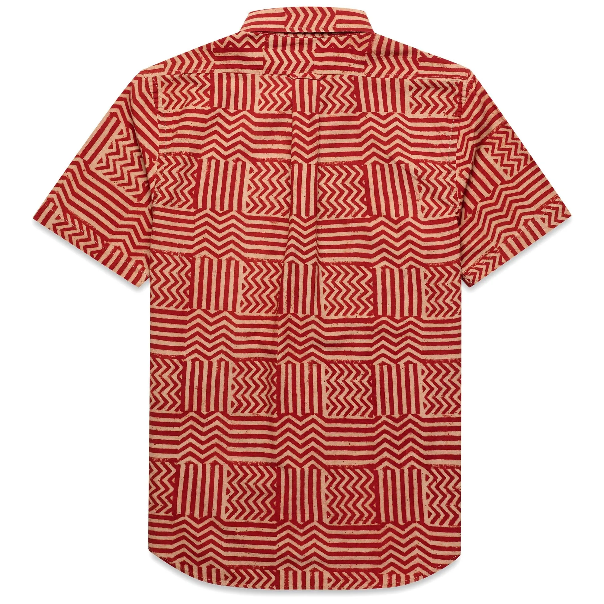 DUCKTRAPRIVER - Shirts - Button Down - Unisex - Pink-Dk Red Fancy sold by Sebago product image thumbnail 2