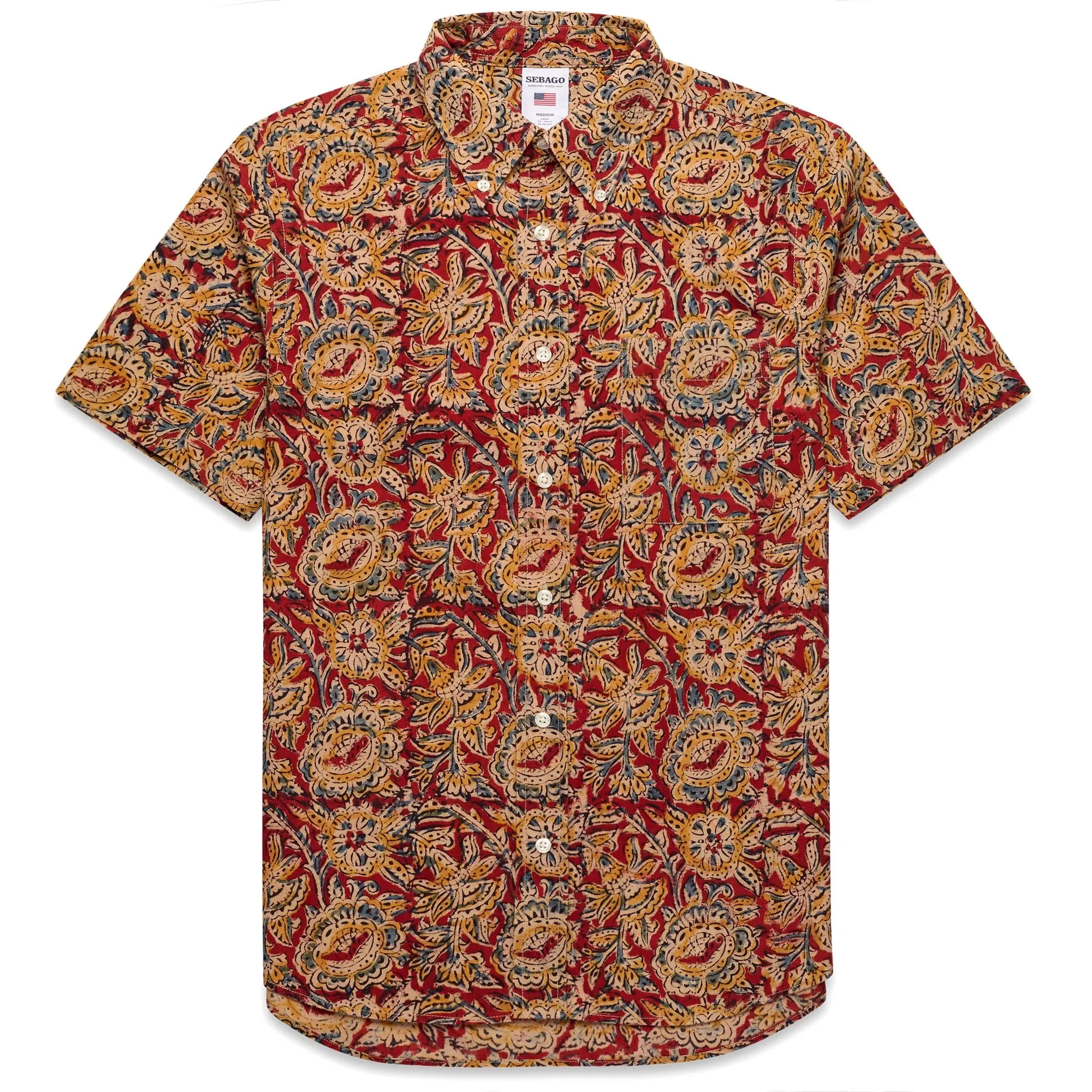 BAGADUCE - SHIRTS - Casual - Unisex - BEIGE-RED-BLU-YELLOW FANCY sold by Sebago