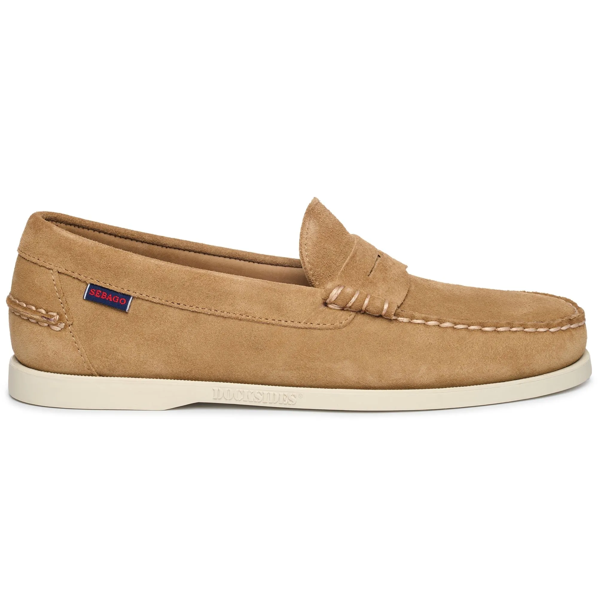 DAN BOAT FLESH OUT - Docksides - Moccasin - Man - BEIGE PAINT sold by Sebago