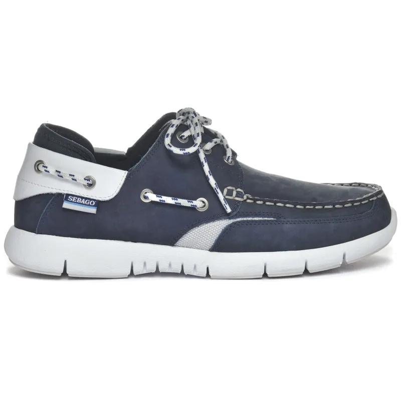 FOREMUST - Moc - Moccasin - Man - BLUE NAVY-WHITE sold by Sebago