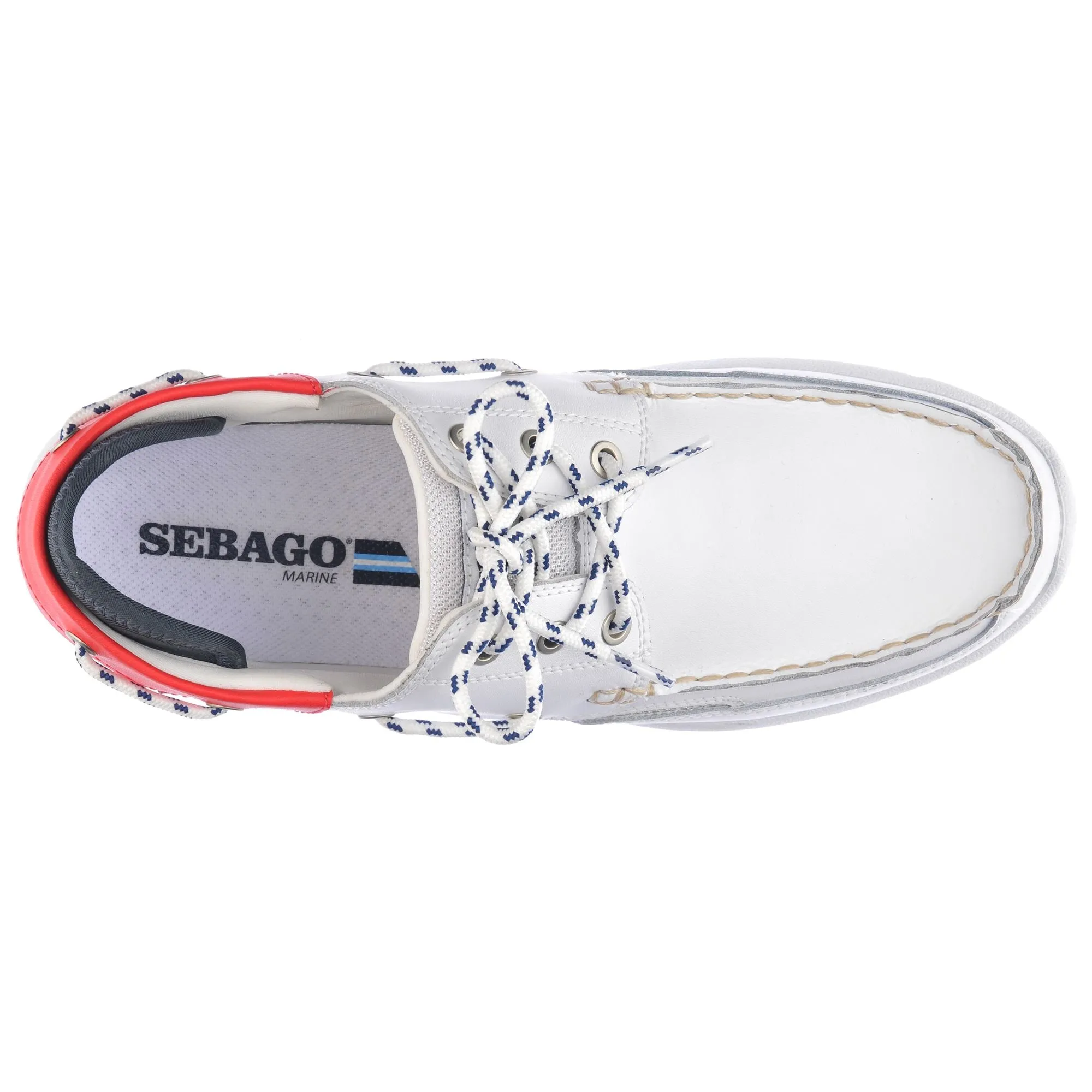 FORESAIL - Moc - Moccasin - Man - WHITE-RED sold by Sebago product image thumbnail 4