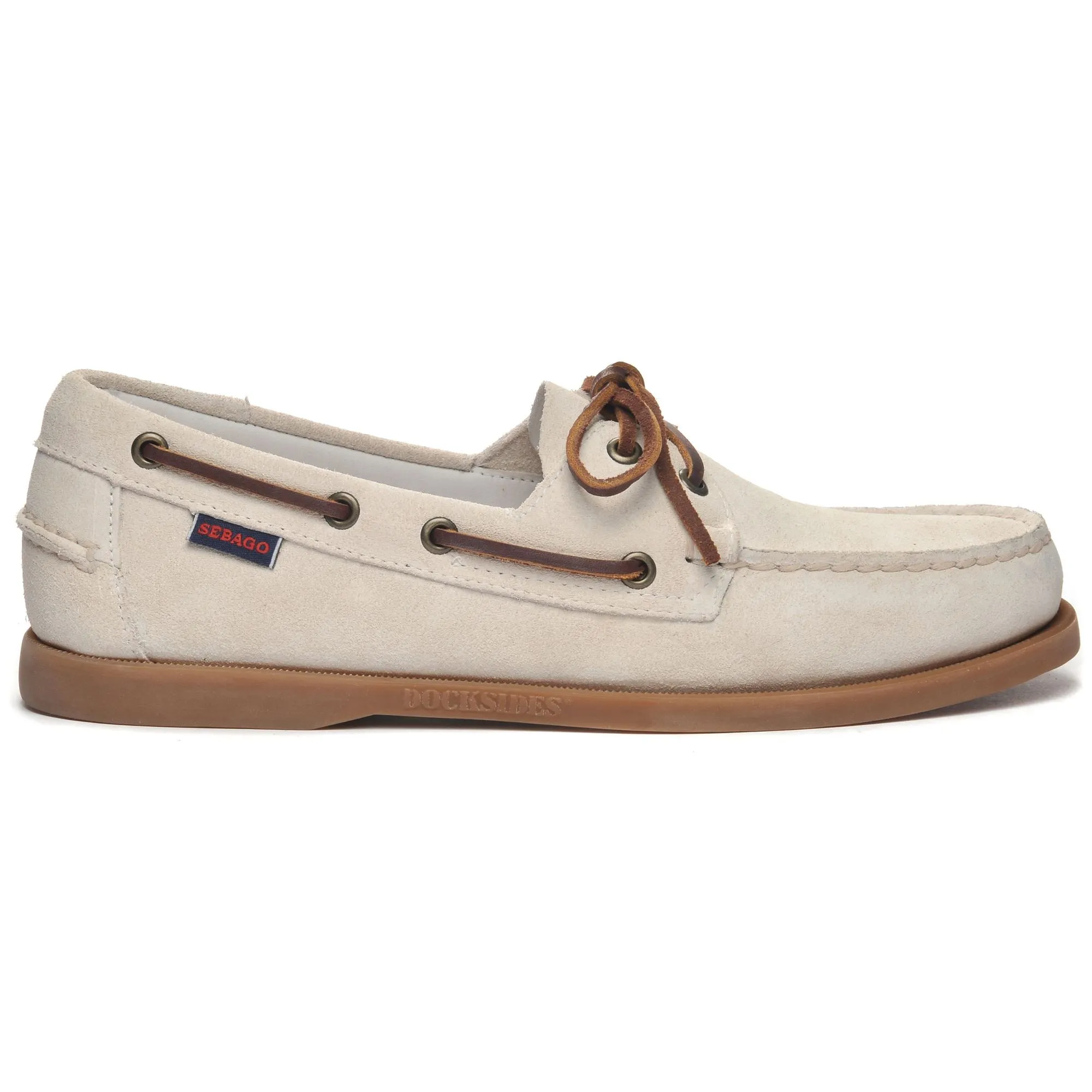PORTLAND FLESH OUT - Docksides - Mocassin - Man - LAMB WHITE- GUM sold by Sebago