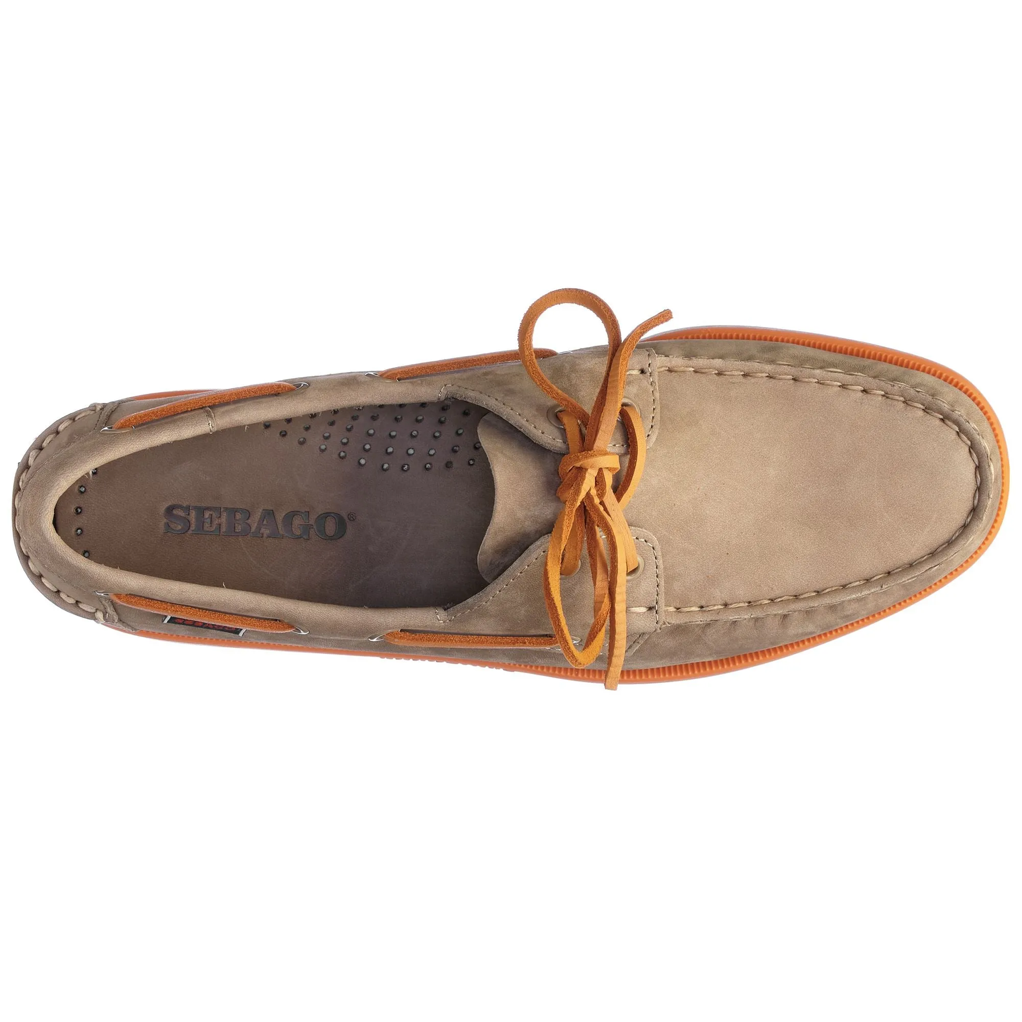 DOCKSIDES PORTLAND NUBUCK - Docksides - Mocassin - Man - BROWN TAUPE-ORANGE sold by Sebago product image thumbnail 4