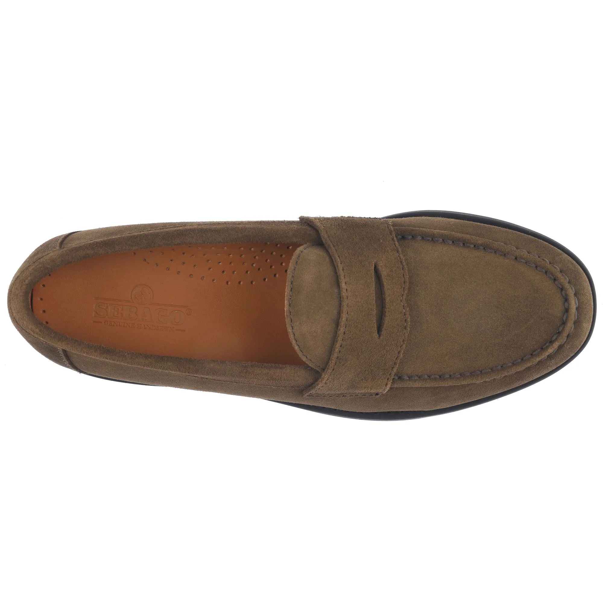 RYAN SUEDE PO - Moc - Moccasin - Man - GREEN MILITARY sold by Sebago product image thumbnail 4