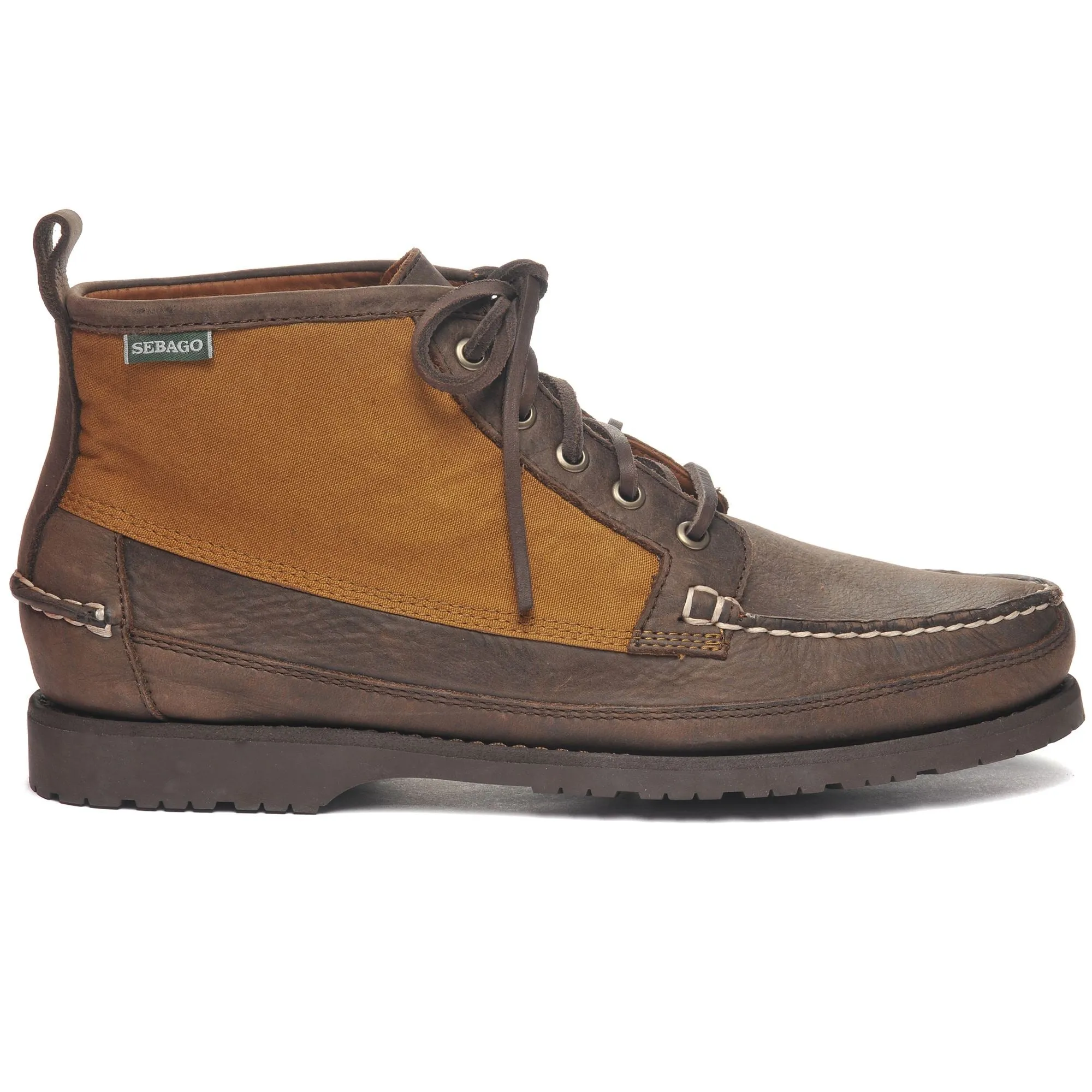 BUXTON - Ankle boot - Loafers - Man - Dkbrown-ocra sold by Sebago