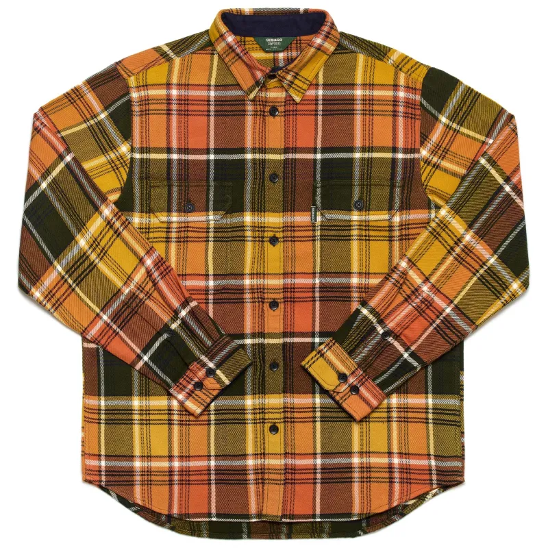 CRIBWORKS - OVERSHIRT - OVERSHIRTS - Man - GREEN-YELLOW-ORANGE-BLUE-WHITE sold by Sebago