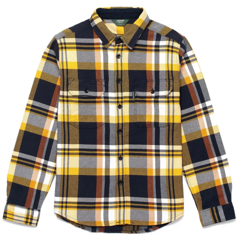 BOWDOIN - Overshirts - Overshirts - Man, woman - Yellow-blue-offwhite-orange made by Sebago