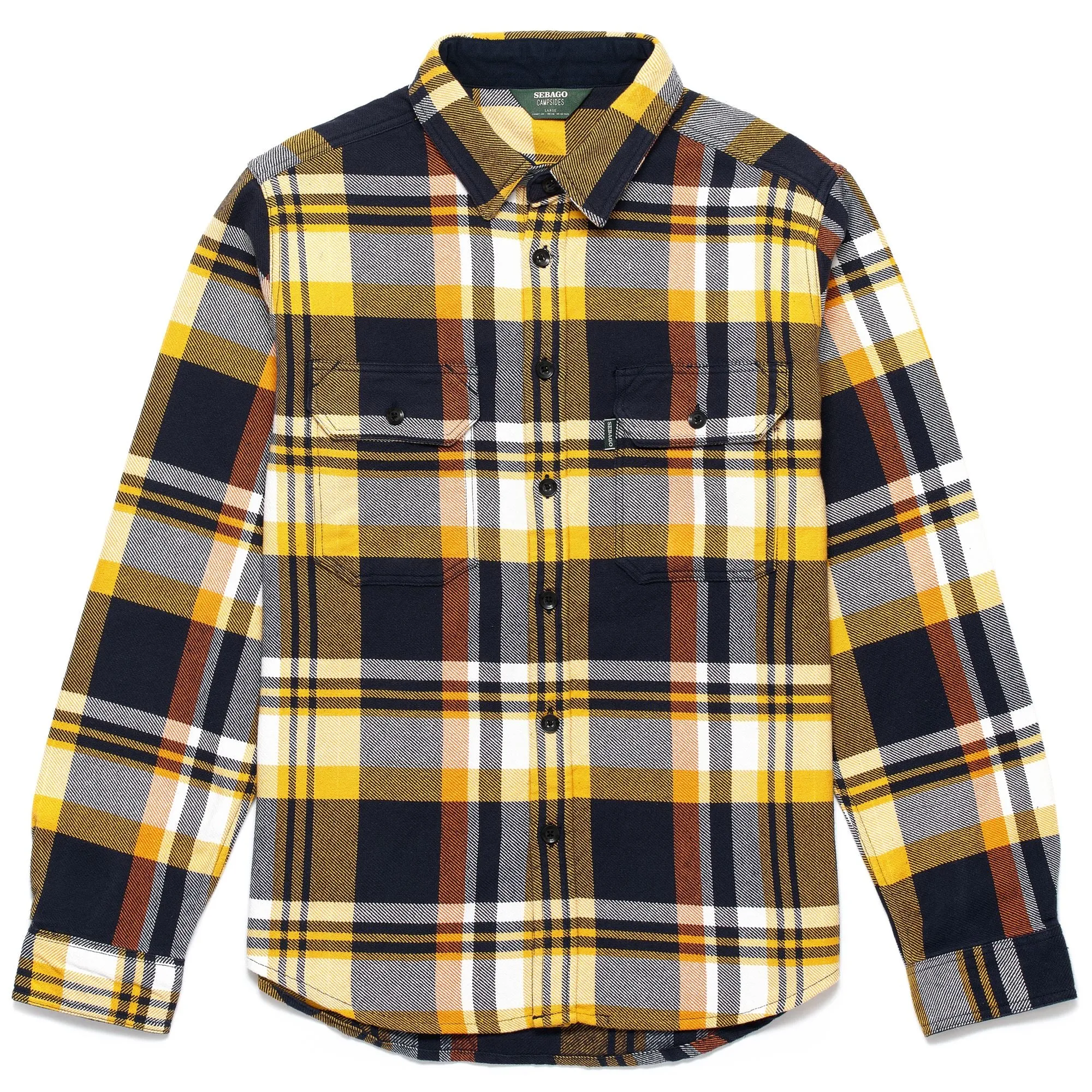 BOWDOIN - Overshirts - Overshirts - Unisex - YELLOW-BLUE-OFFWHITE-ORANGE sold by Sebago