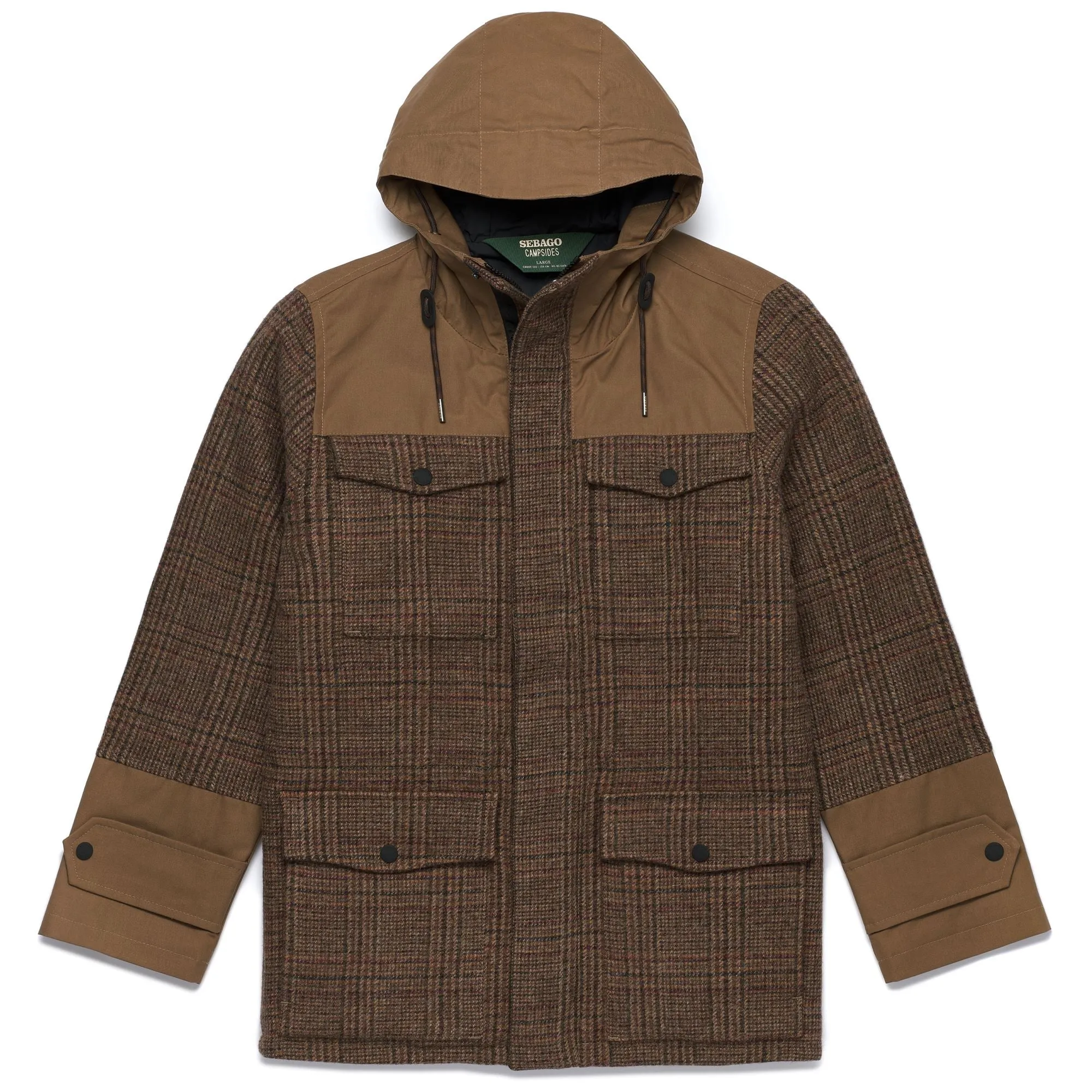ALLAGASH TWEED - 3/4 length - Jackets - Man, woman - Beige-brown tweed sold by Sebago