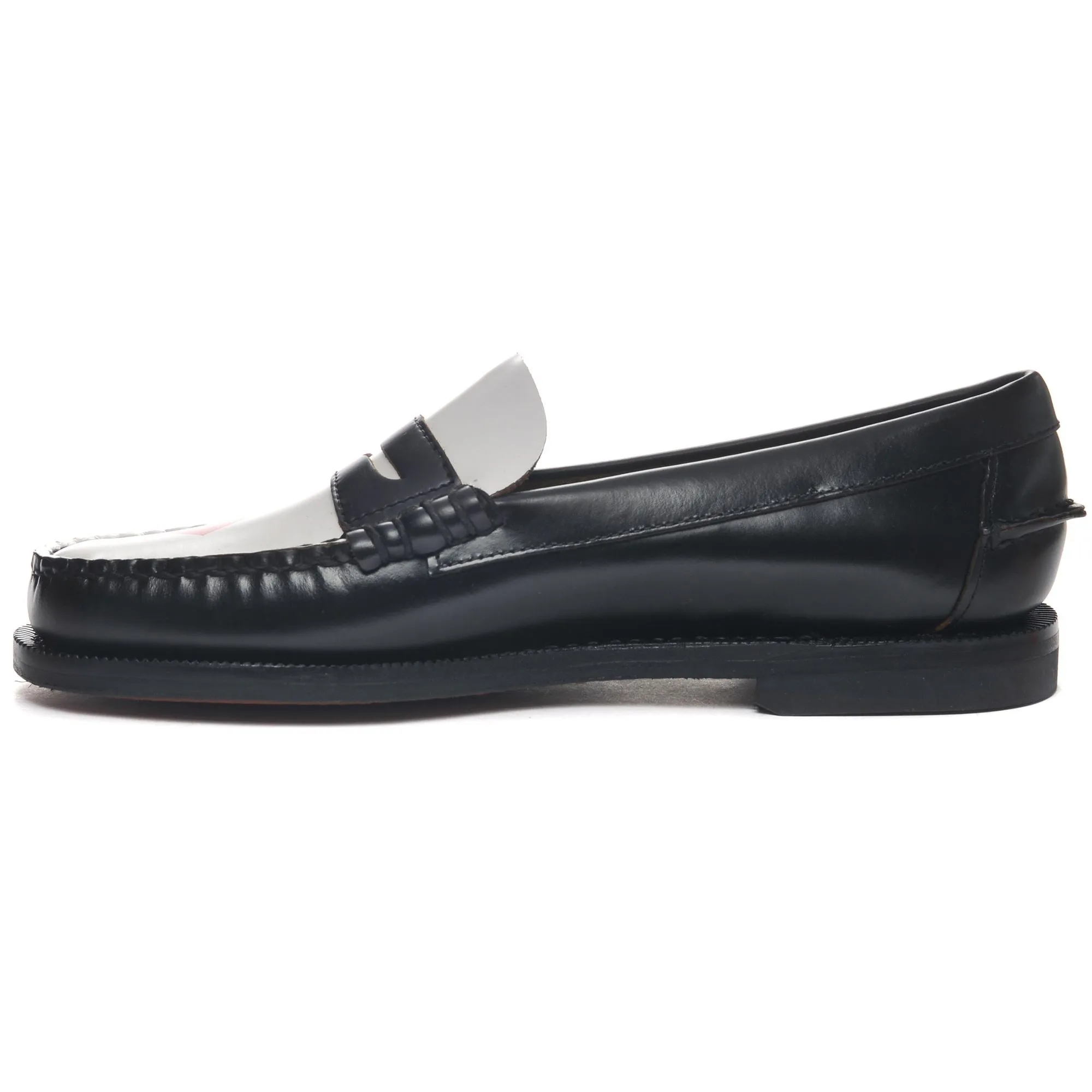 CLASSIC DAN GAMBLING WOMAN - Moc - Moccasin - Woman - BLACK-WHITE-RED HEARTS DIAMONDS sold by Sebago product image thumbnail 3