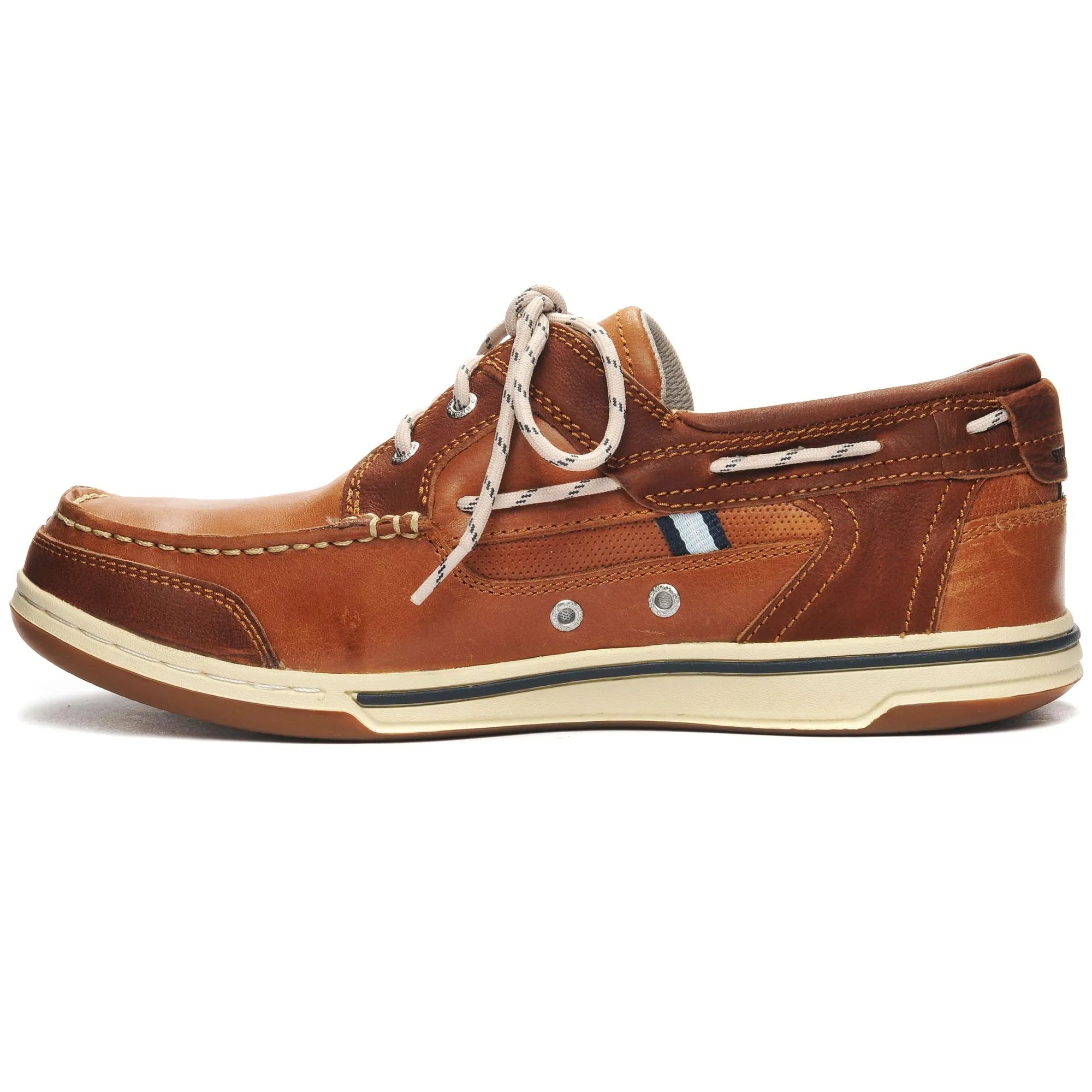 TRITON THREE EYELETS FGL - Docksides - Moccasin - Man - BROWN COGNAC sold by Sebago product image thumbnail 3