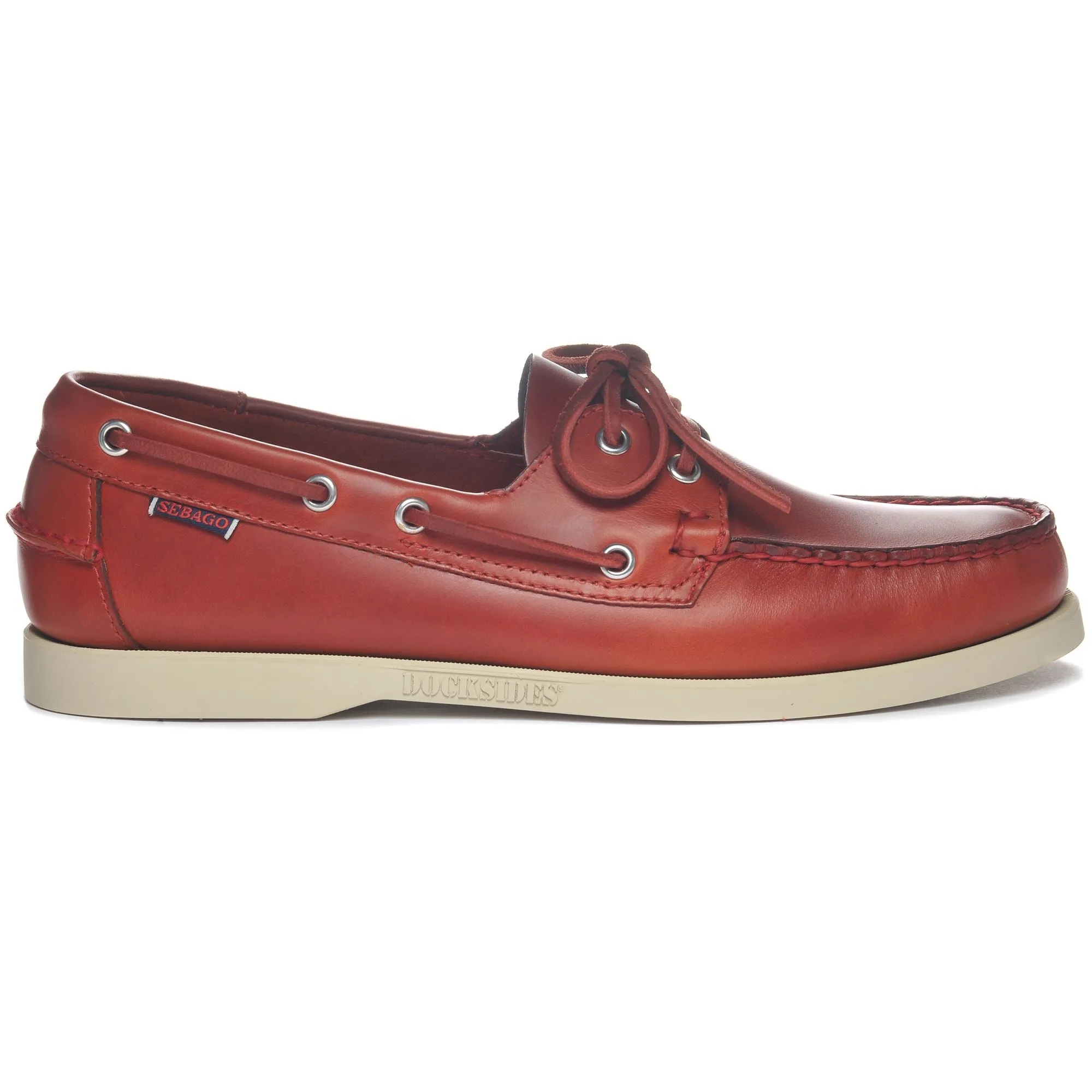 DOCKSIDES PORTLAND WAXED - Docksides - Mocassin - Man - DK RED sold by Sebago