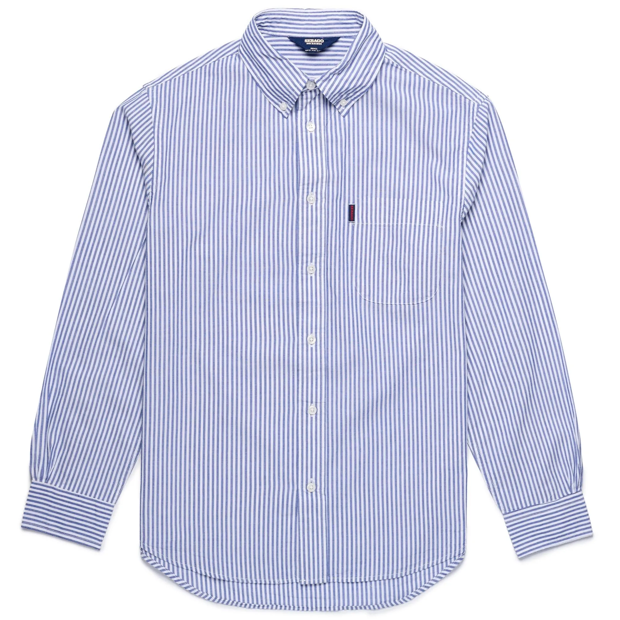 CLEATHITCH - SHIRTS - Button Down - Man - WHITE-BLUE NAVY sold by Sebago