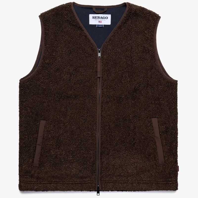 TREMONT - Fleece - Vest - Unisex - BROWN MORO sold by Sebago