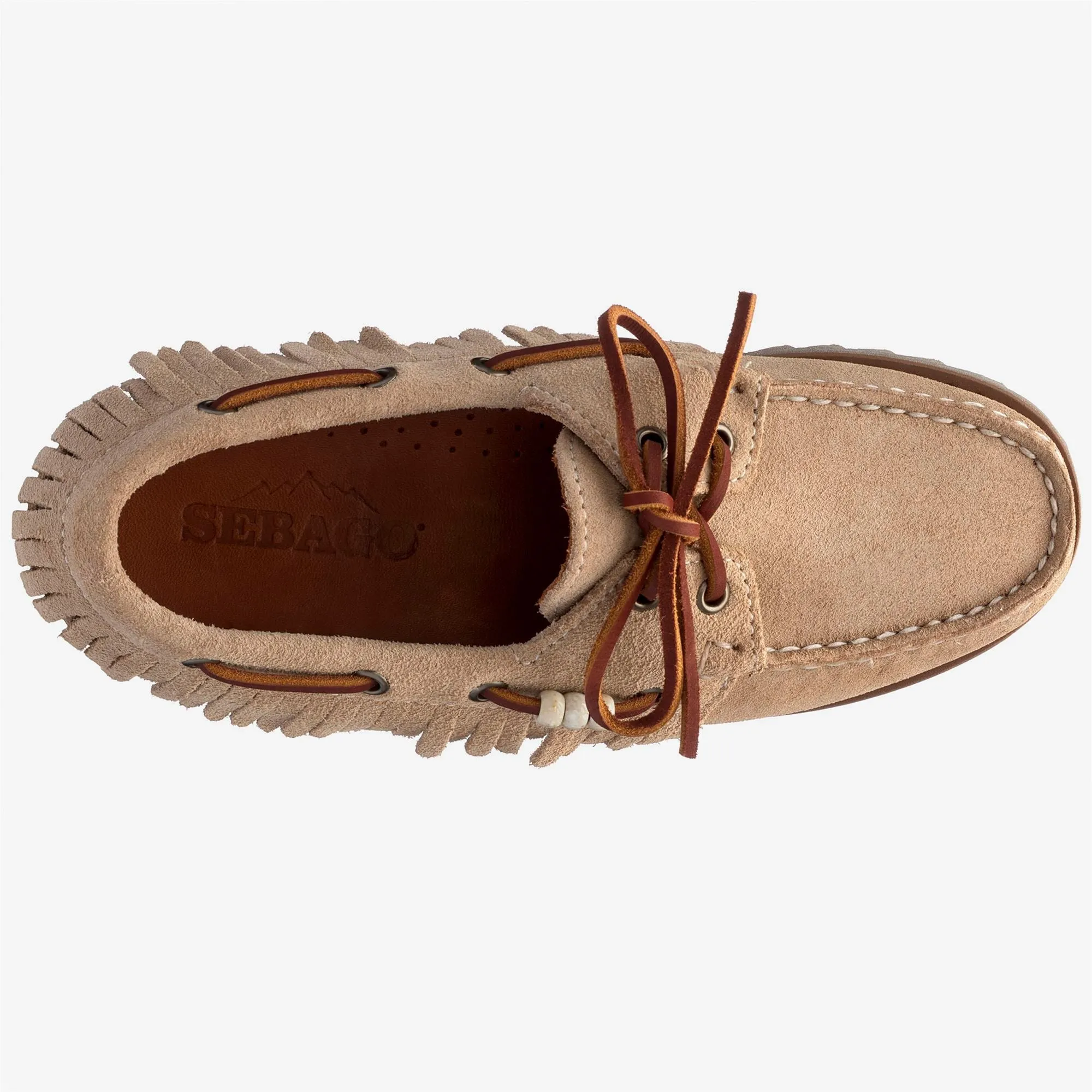 RANGER SUEDE FRINGE WOMAN - Moc - Moccasin - Woman - BEIGE CAMEL sold by Sebago product image thumbnail 4