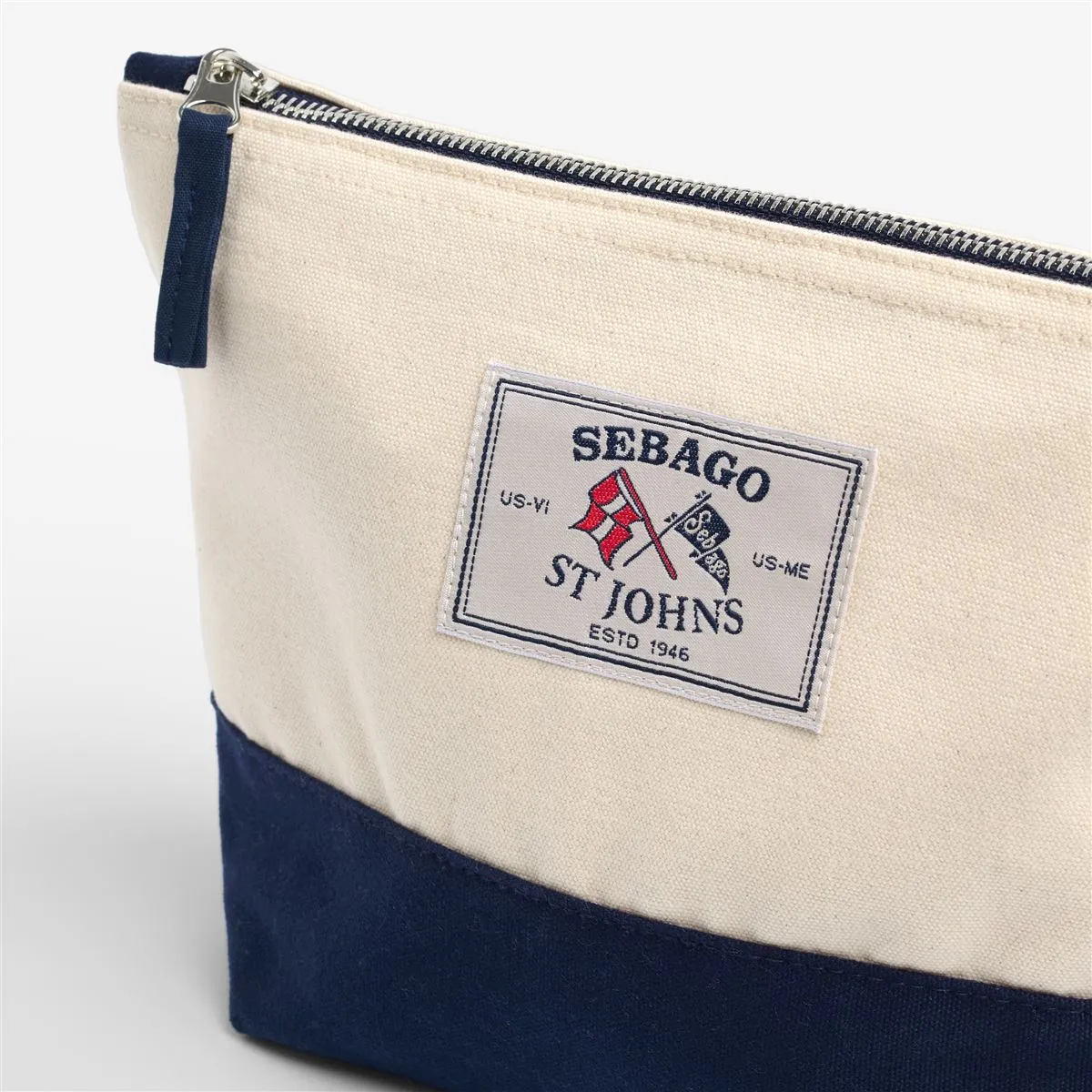 POUCH ST JOHNS - Bags - BEAUTY CASE - Unisex - BLUE BEIGE-STJ sold by Sebago product image thumbnail 3