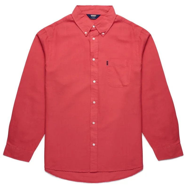 harbor - SHIRTS - Button  Down - Man - RED CHRYSANTHEMUM sold by Sebago