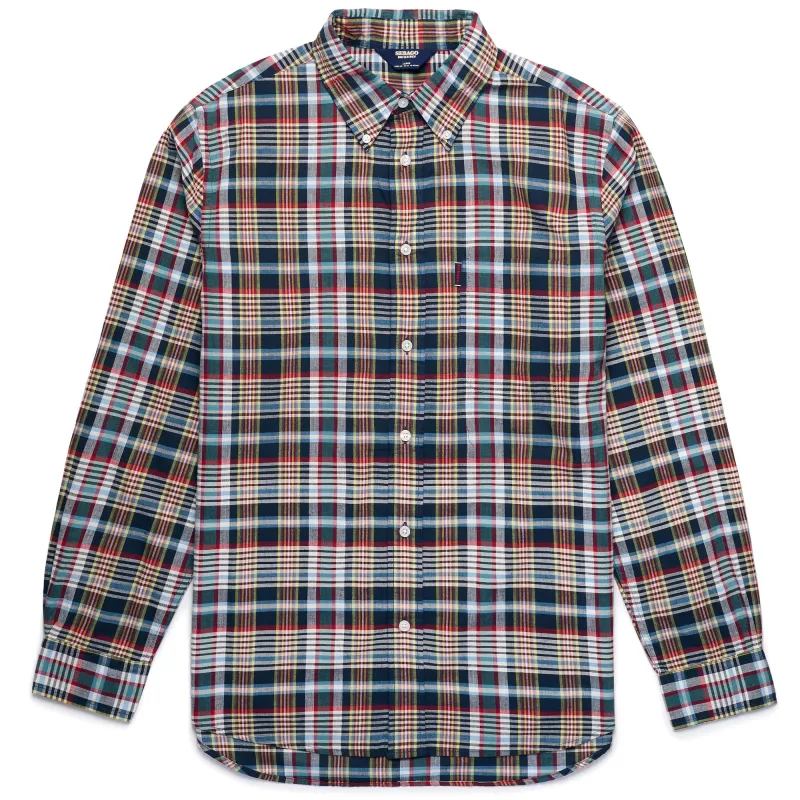 TAUTLINE - SHIRTS - Button  Down - Man - BLUE-YELLOW-WHITE-RED-SKY sold by Sebago