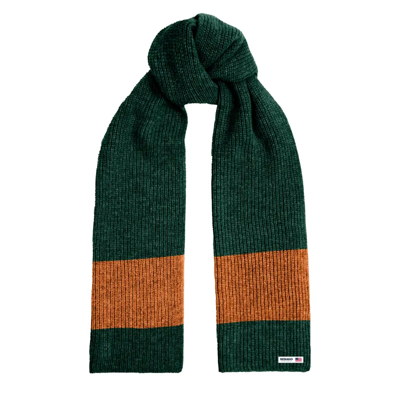 TWOMBLY - Scarves - SCARF - Unisex - GREEN-ORANGE BROWNISH sold by Sebago