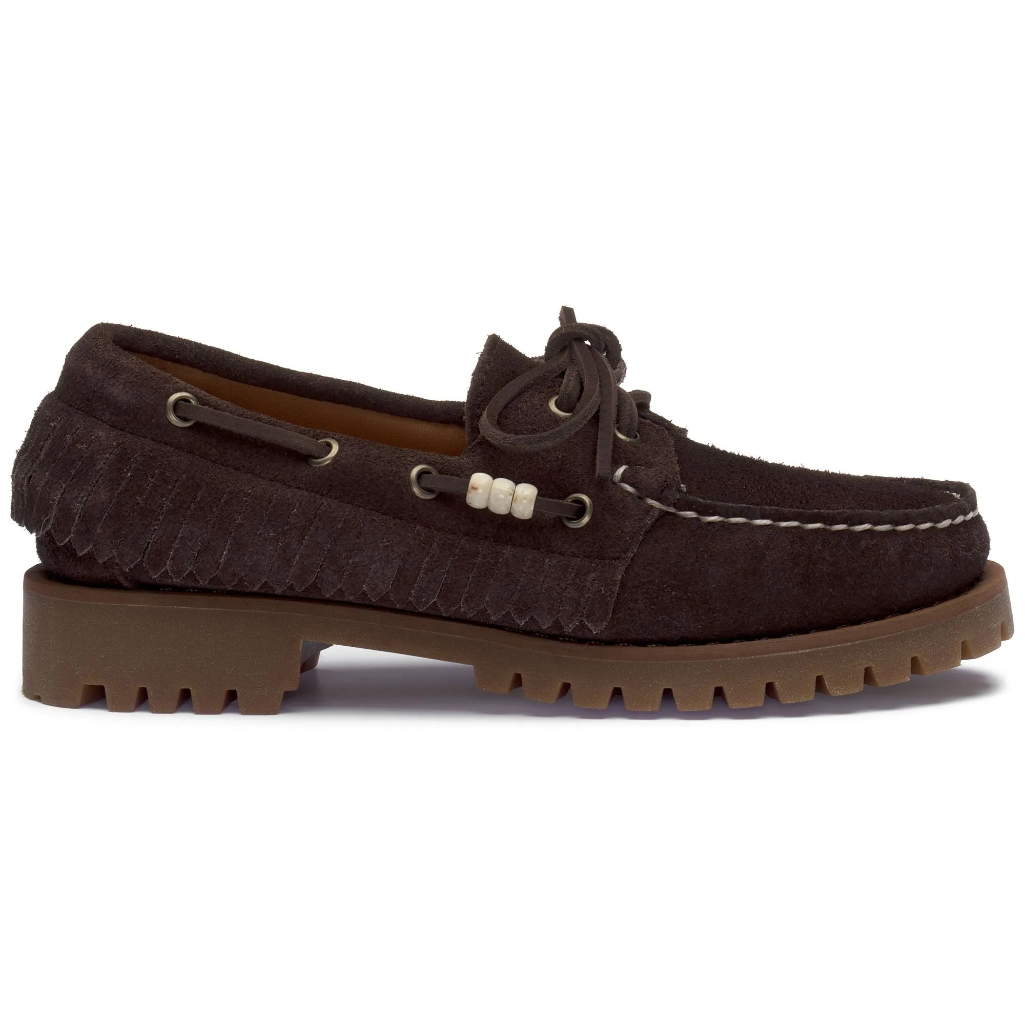 RANGER SUEDE FRINGE WOMAN - Moc - Moccasin - Woman - MOKA sold by Sebago