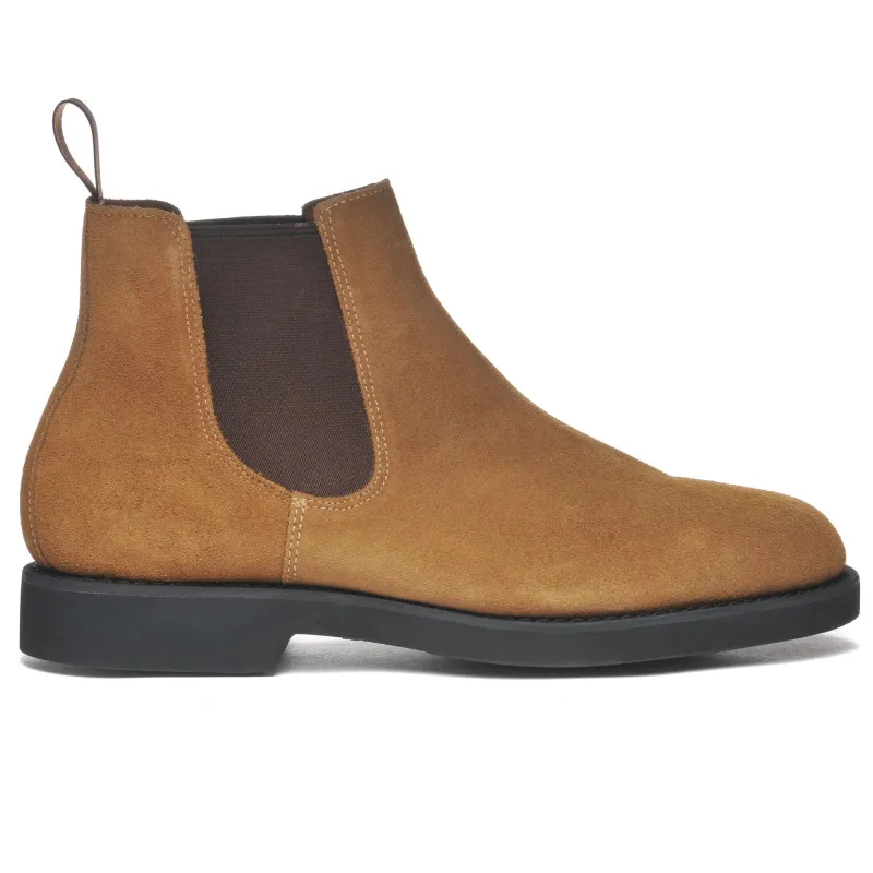 GILFORD SUEDE PO - Ankle Boots - Beatle - Man - BROWN COGNAC sold by Sebago