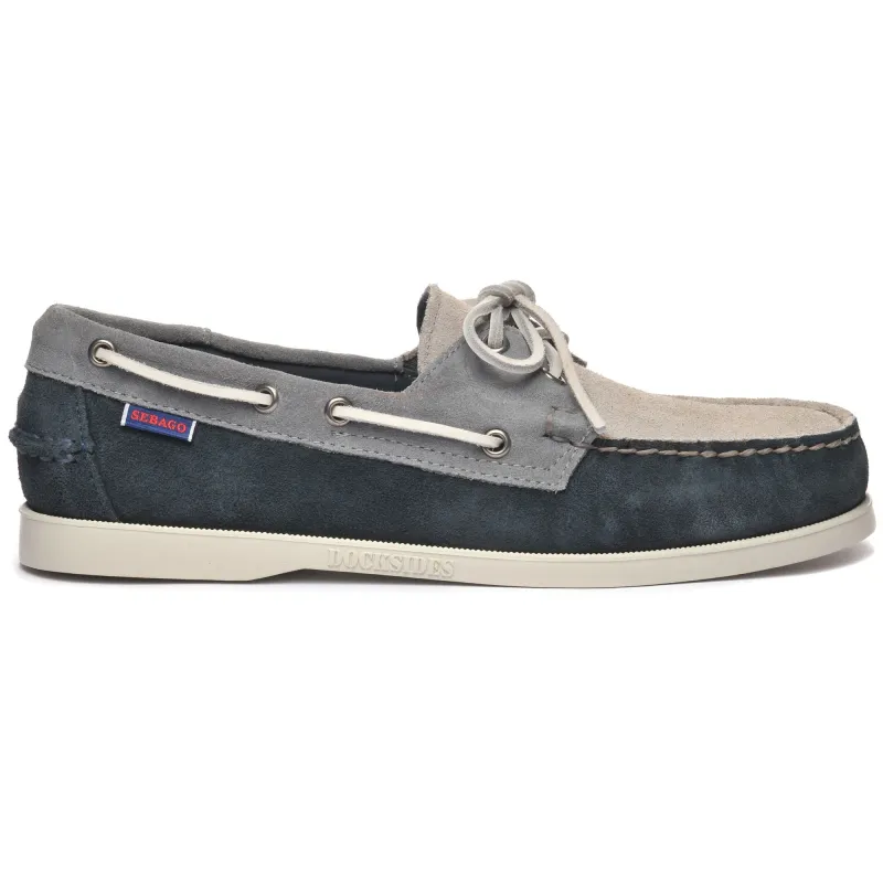 PORTLAND JIB - Docksides - Mocassin - Man - NAVY-DKGREY-MDGREY sold by Sebago