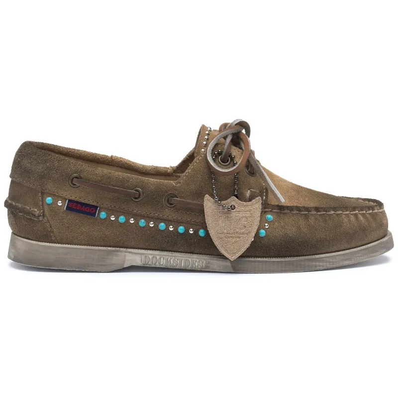 PORTLAND FLESH OUT HTC STUDS WOMAN - Docksides - Mocassin - Woman - BEIGE-SILVER sold by Sebago