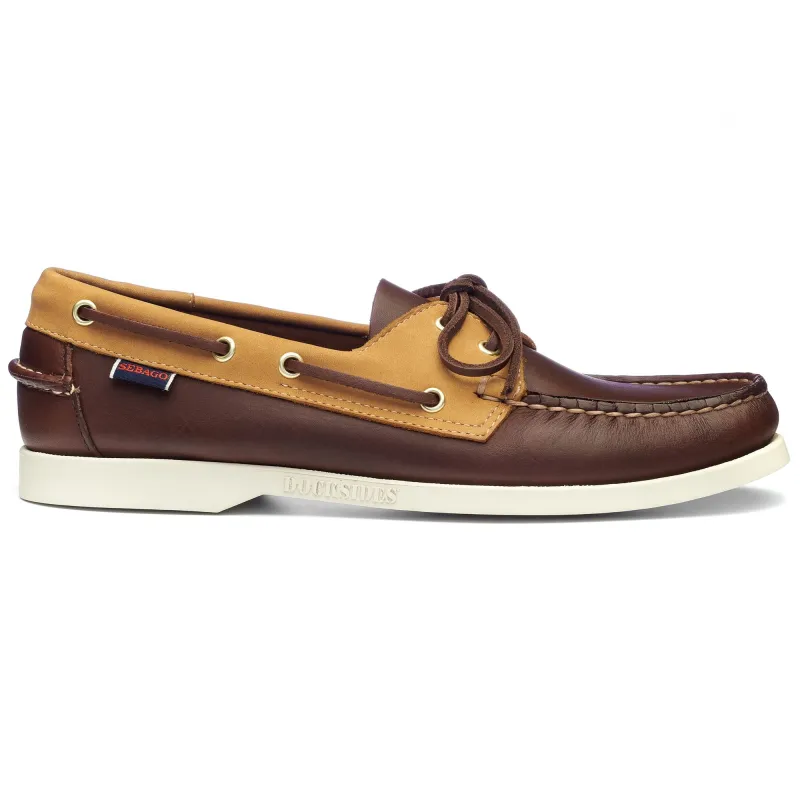 PORTLAND PREMIUM WIL-WT - Docksides - Mocassin - Man - DK BROWN-BROWN TAN sold by Sebago