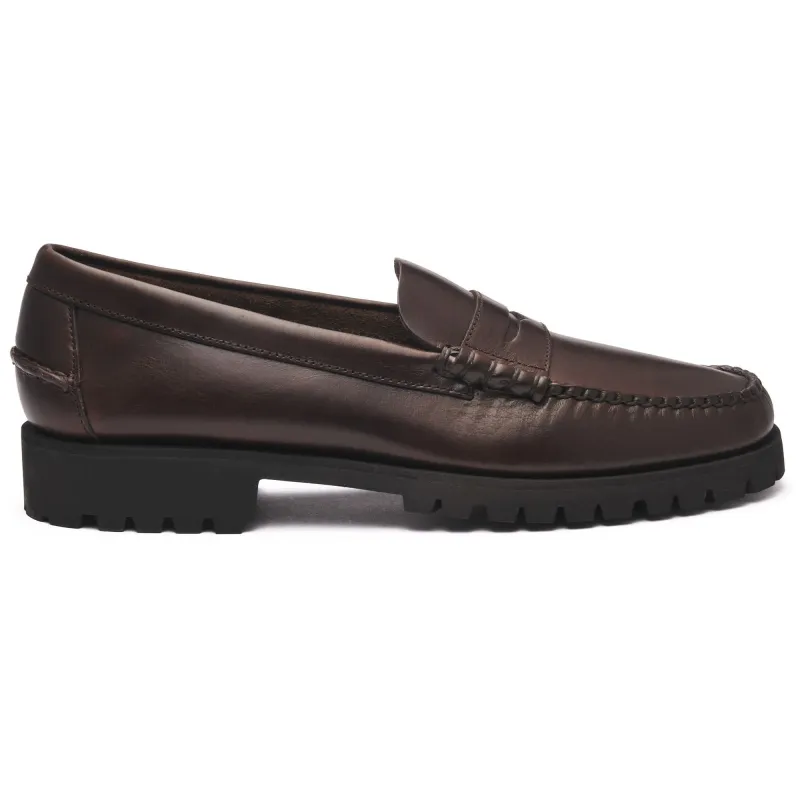Dan Waxy Lug - Moc - Moccasin - Man - DK BROWN sold by Sebago