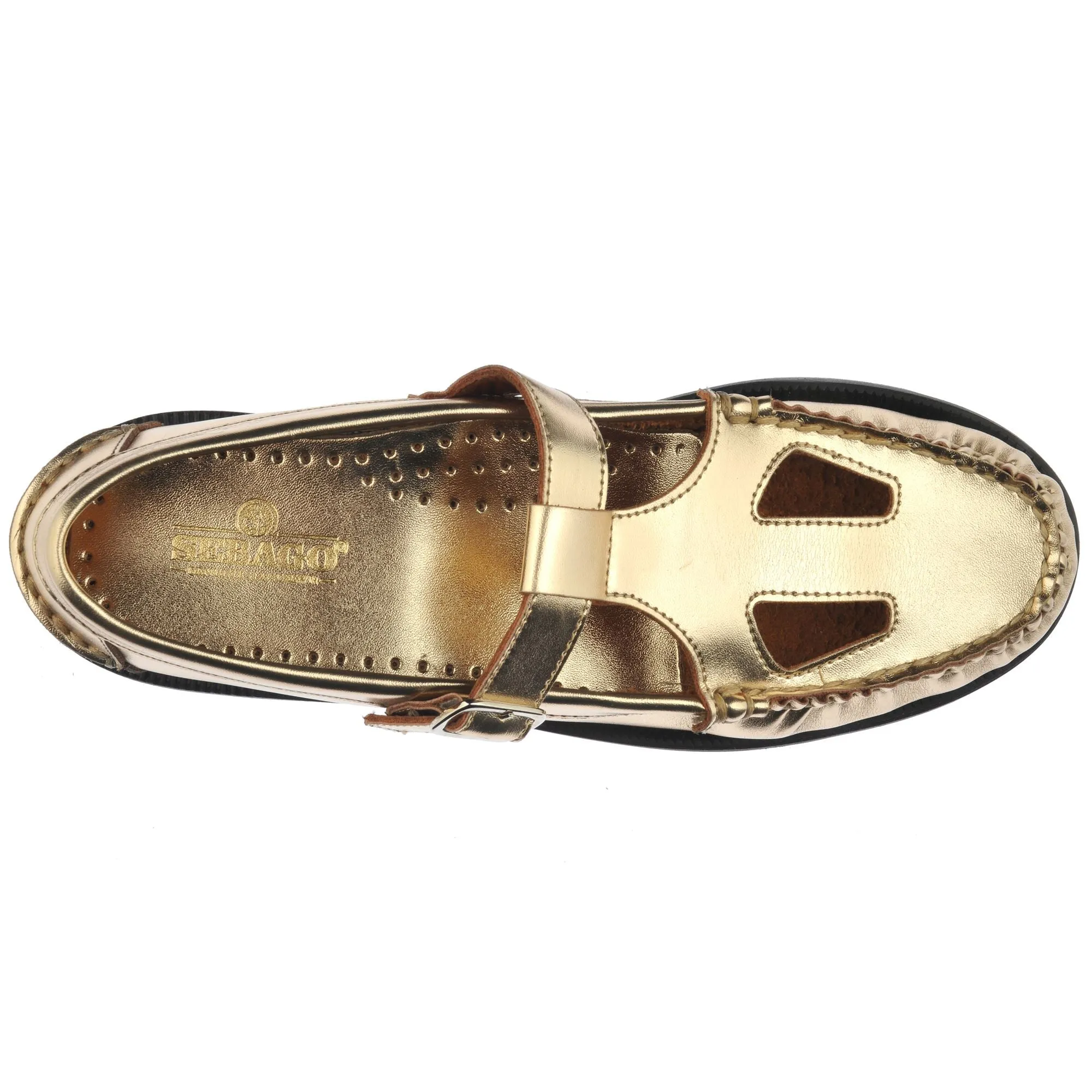ANGELINA MET - Moc - Moccasin - Woman - GOLD sold by Sebago product image thumbnail 4