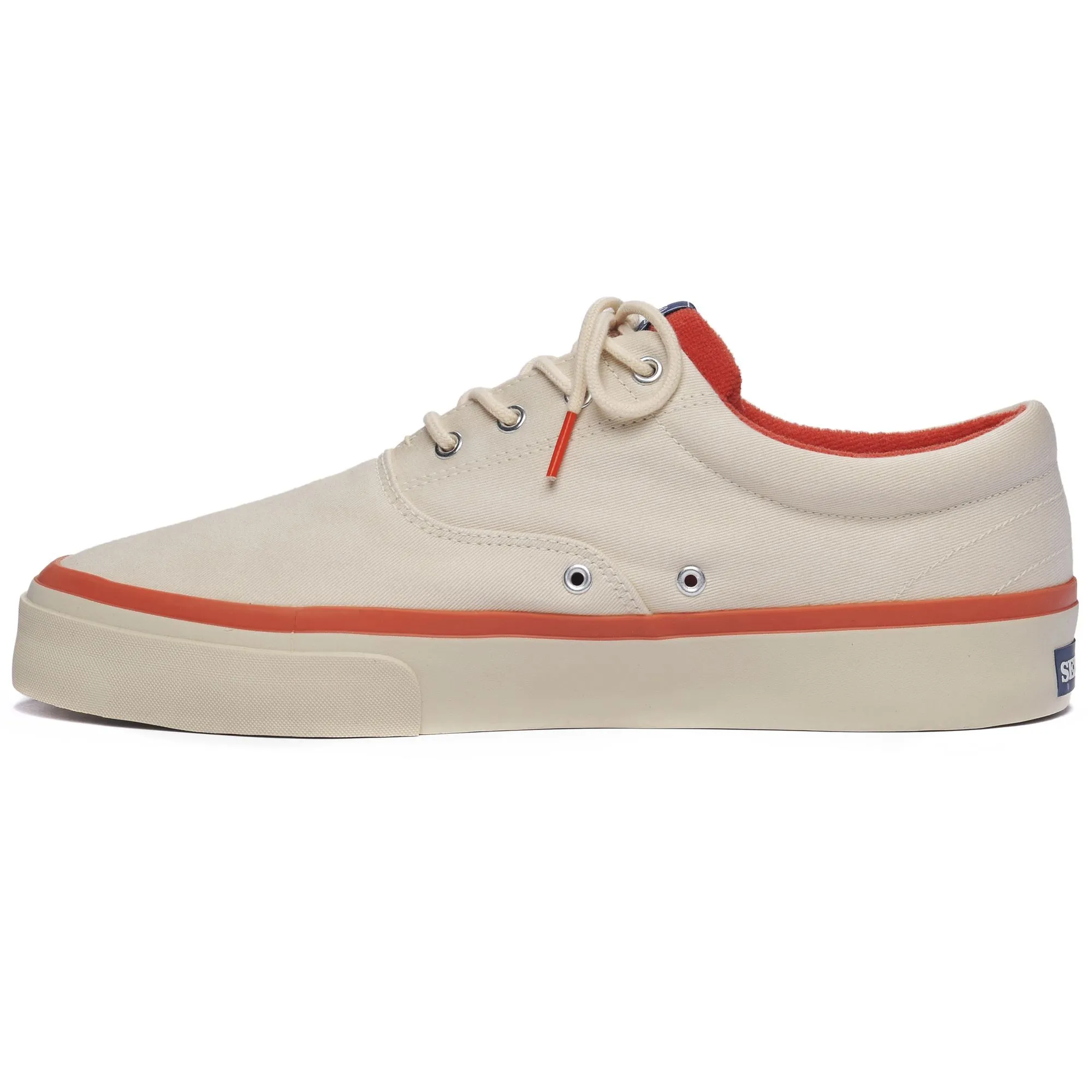 John Surf - Sneakers - Low Cut - Man - ECRU-ORANGE sold by Sebago product image thumbnail 3