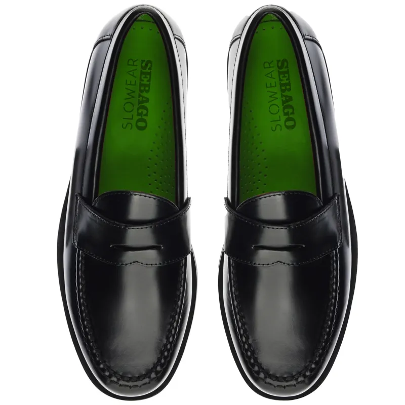 RYAN BRUSHED PO SLOWEAR - Moc - Moccasin - Man - BLACK-GREEN sold by Sebago
