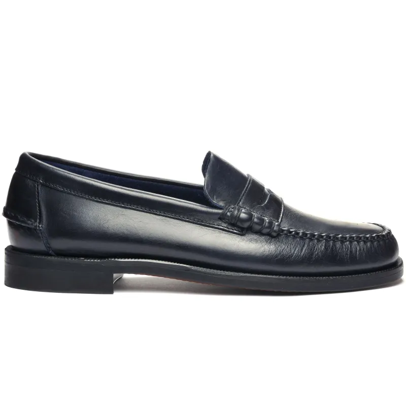 DAN WAXY BABOO - Moc - Moccasin - Man - BLUE NAVY sold by Sebago