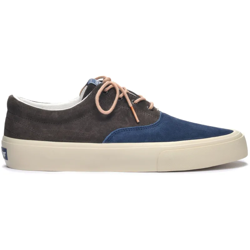 JOHN SUEDE BICOLOR - Sneakers - Low Cut - Man - BLUENAVY-DKGREY sold by Sebago