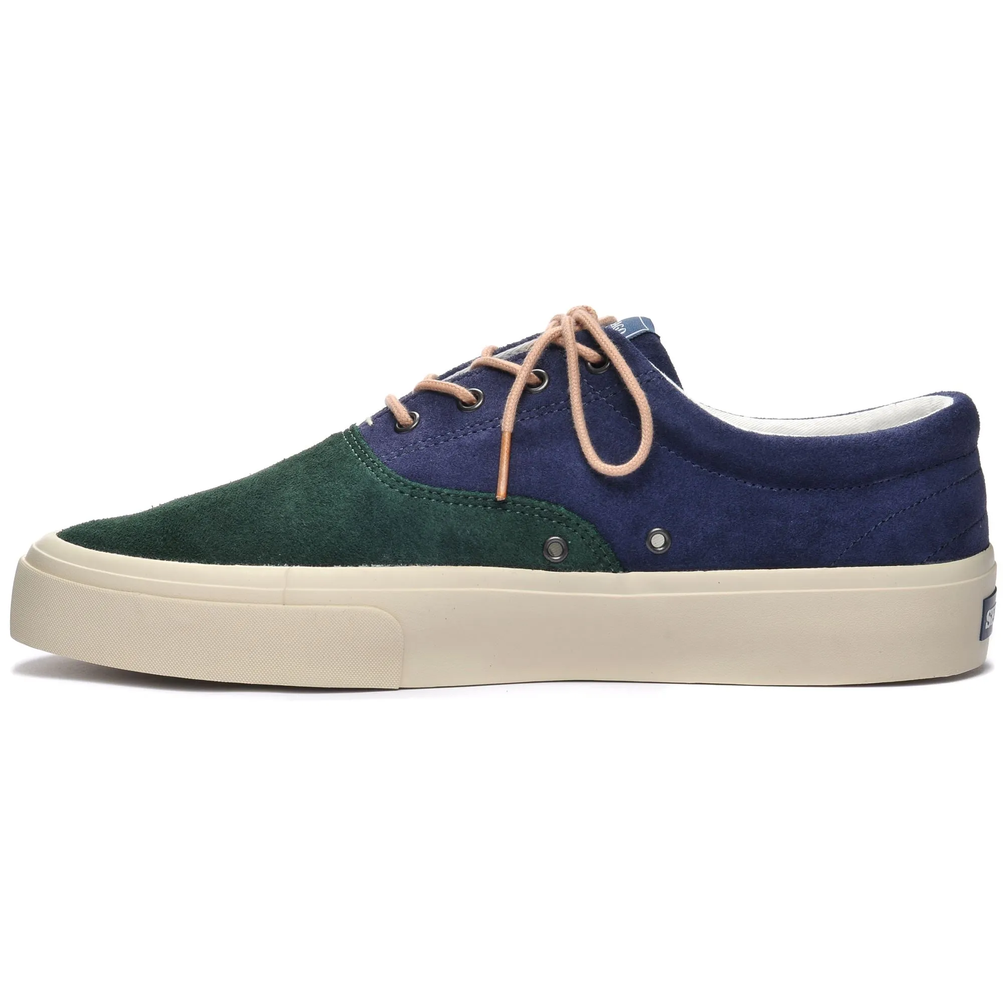 JOHN SUEDE BICOLOR - Sneakers - Low Cut - Man - DKGREEN-BLUENAVY sold by Sebago product image thumbnail 3
