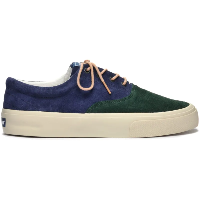 JOHN SUEDE BICOLOR - Sneakers - Low Cut - Man - DKGREEN-BLUENAVY sold by Sebago
